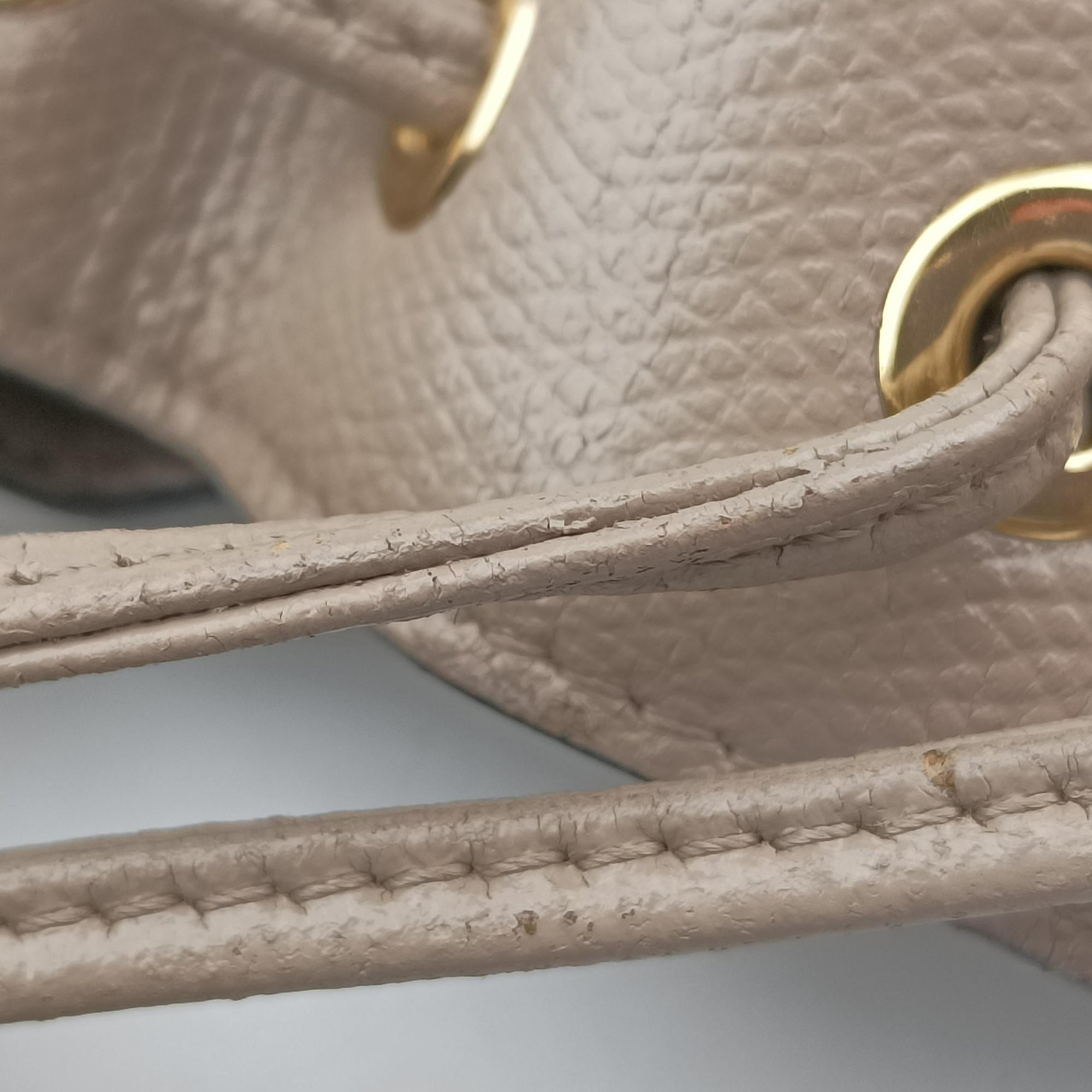 Pre-owned Fendi Mon Tresor Mini Bucket Brown Leather 8BS010 shoulderbag | stylenewstar