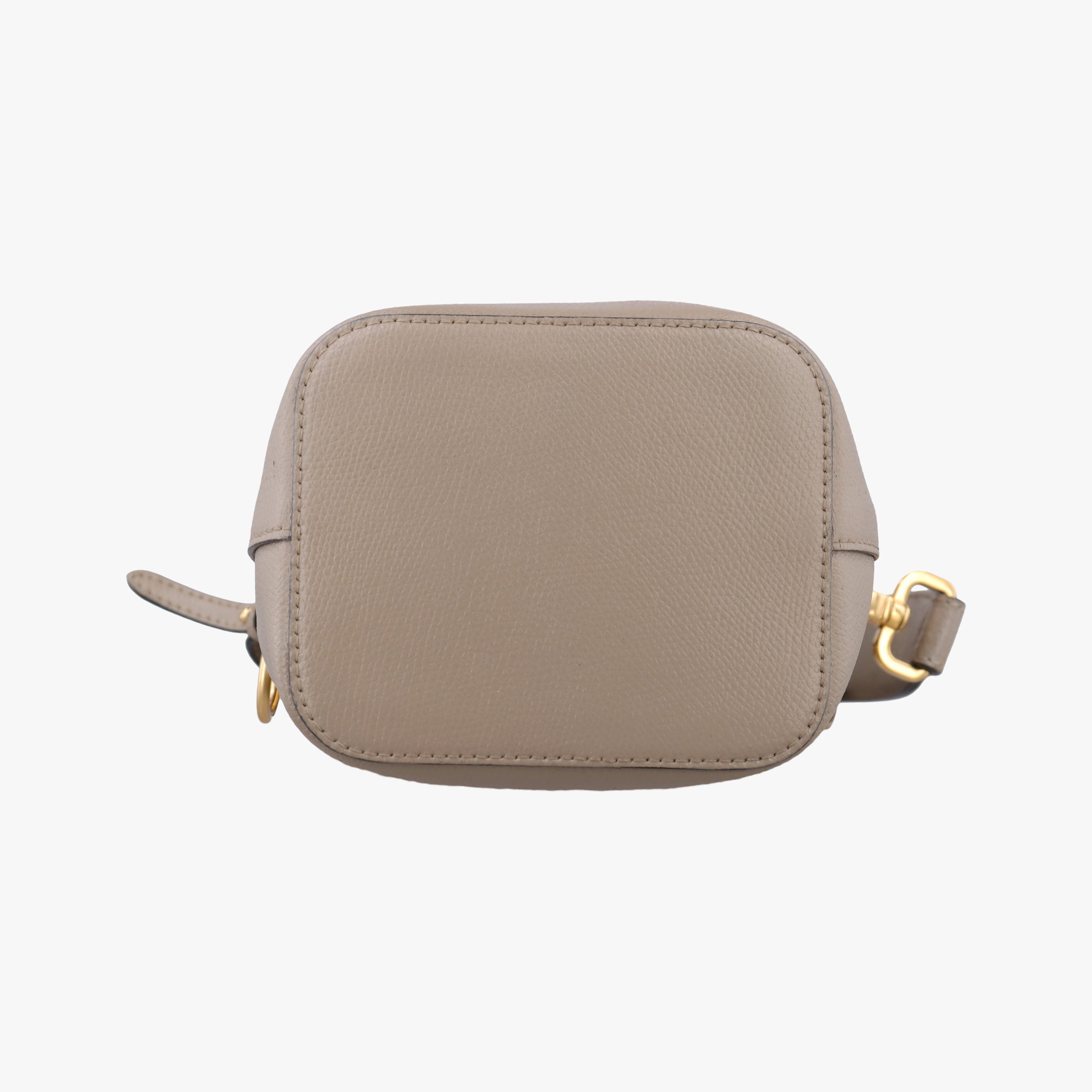 Pre-owned Fendi Mon Tresor Mini Bucket Brown Leather 8BS010 shoulderbag | stylenewstar