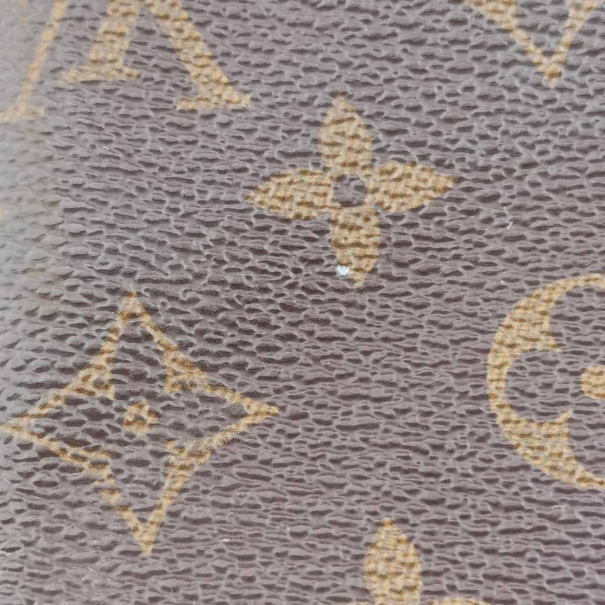 Pre-owned Louis Vuitton SAINT PLACIDE brown×CERISE Monogram Canvas×calf leather M43713 shoulderbag | stylenewstar