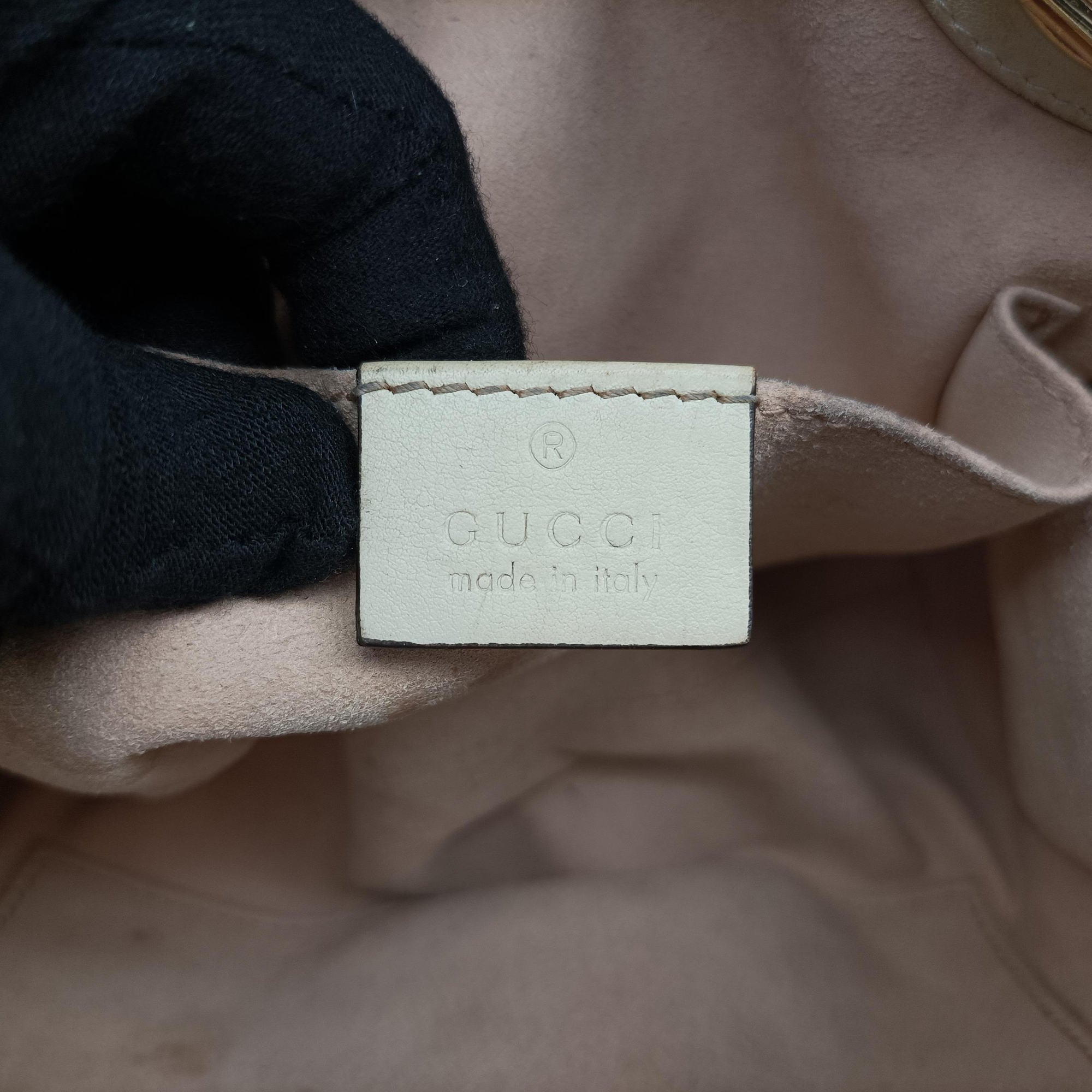 Secondhand Gucci Padlock Brown×white PVC coated canvas×Leather 498156 shoulderbag | stylenewstar