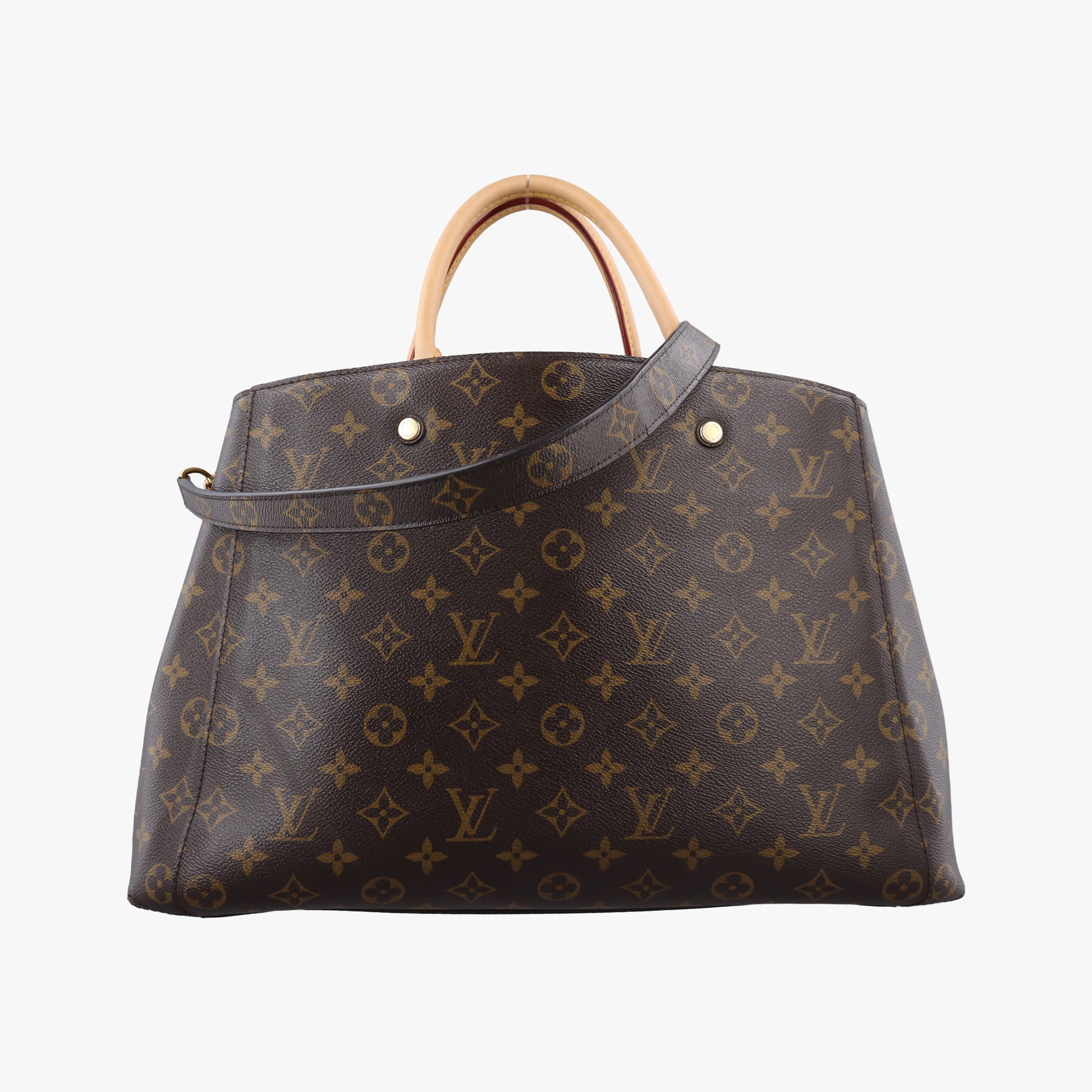 Pre-owned Louis Vuitton Montaigne GM Brown Monogram Canvas M41067 shoulderbag | stylenewstar