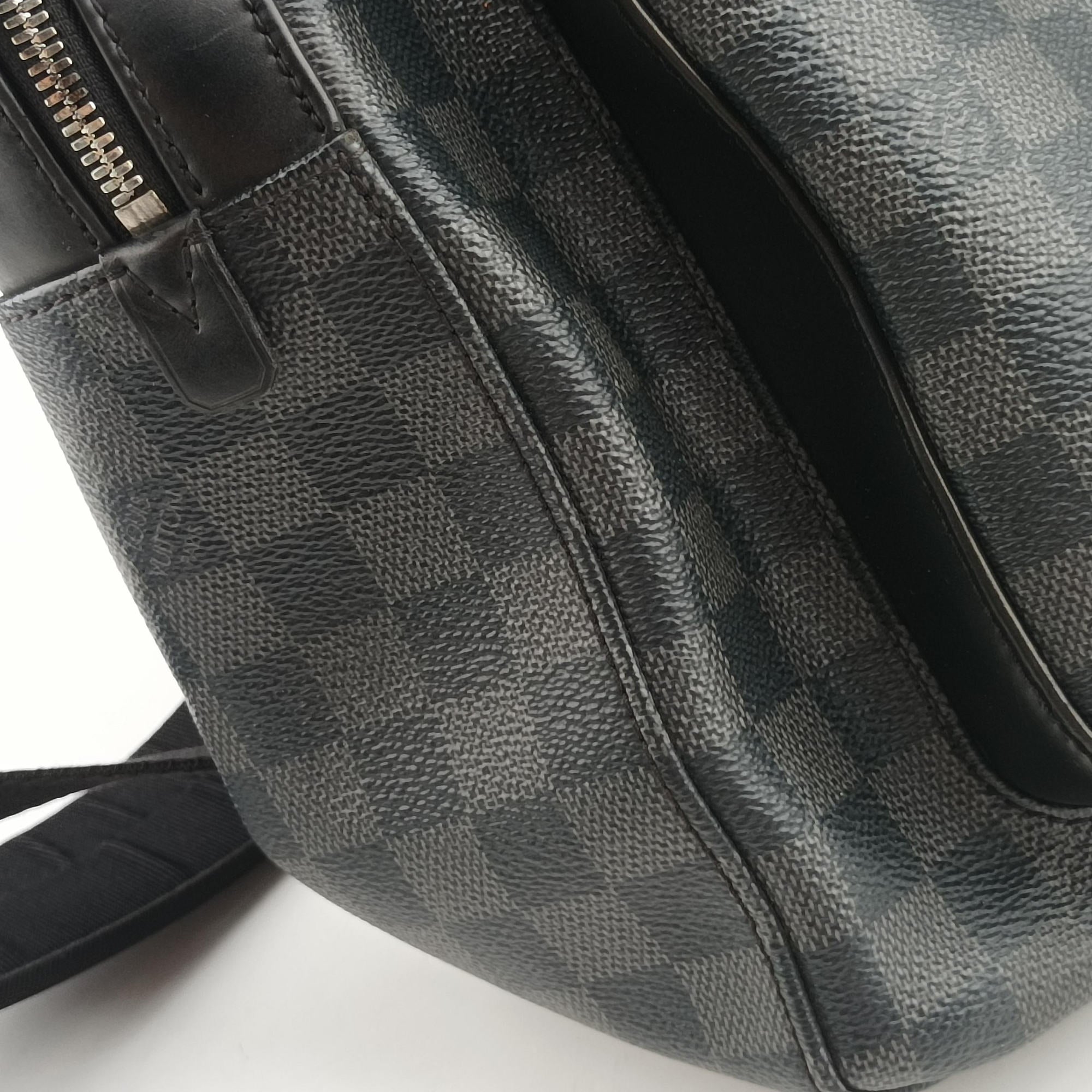 Pre-owned Louis Vuitton Josh Noir Damier Graphite N41473 backpack/rucksack | stylenewstar