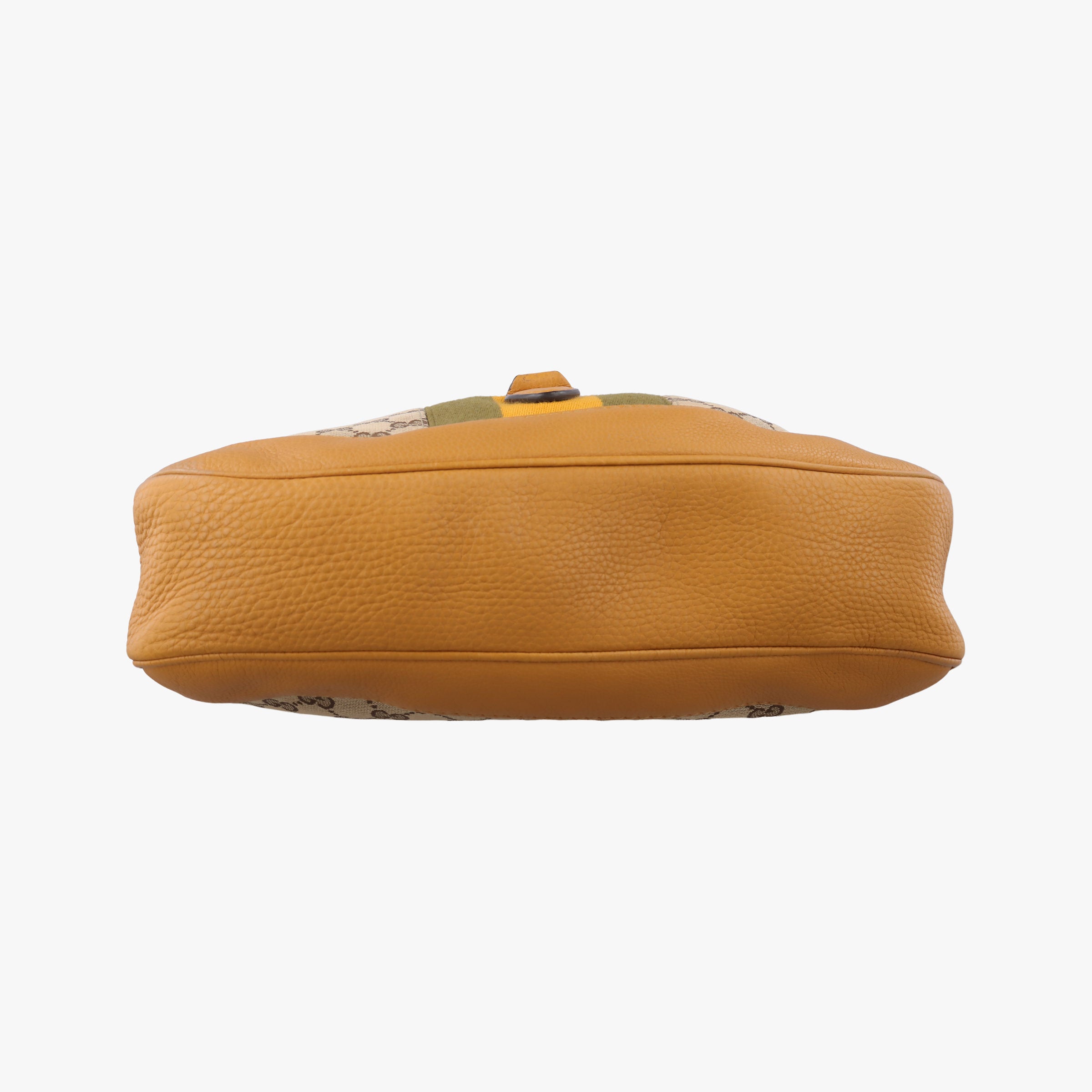 Pre-owned Gucci Jackie Flora Hobo beige×orange Canvas×Leather 277520 shoulderbag | stylenewstar