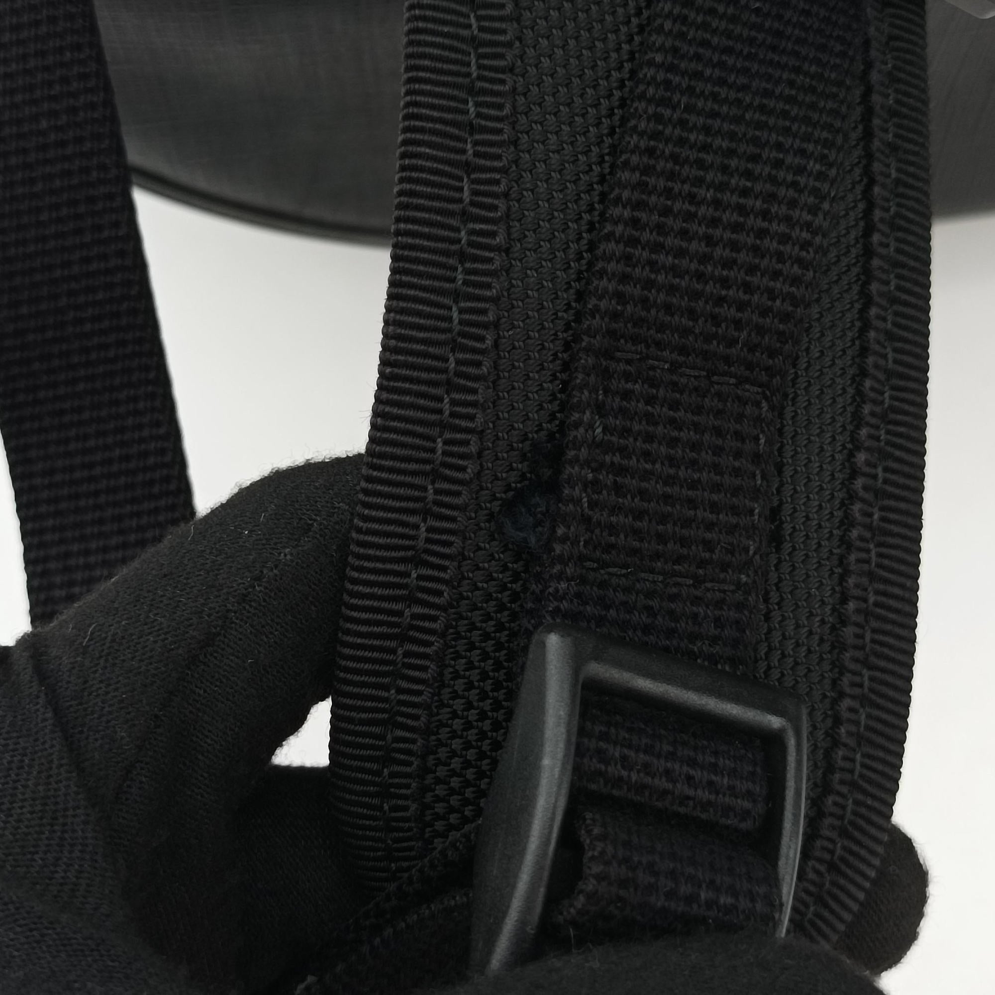 Pre-owned Gucci GG Supreme Black x Gray x Navy x Red PVC coated canvas×Leather 495563 backpack/rucksack | stylenewstar