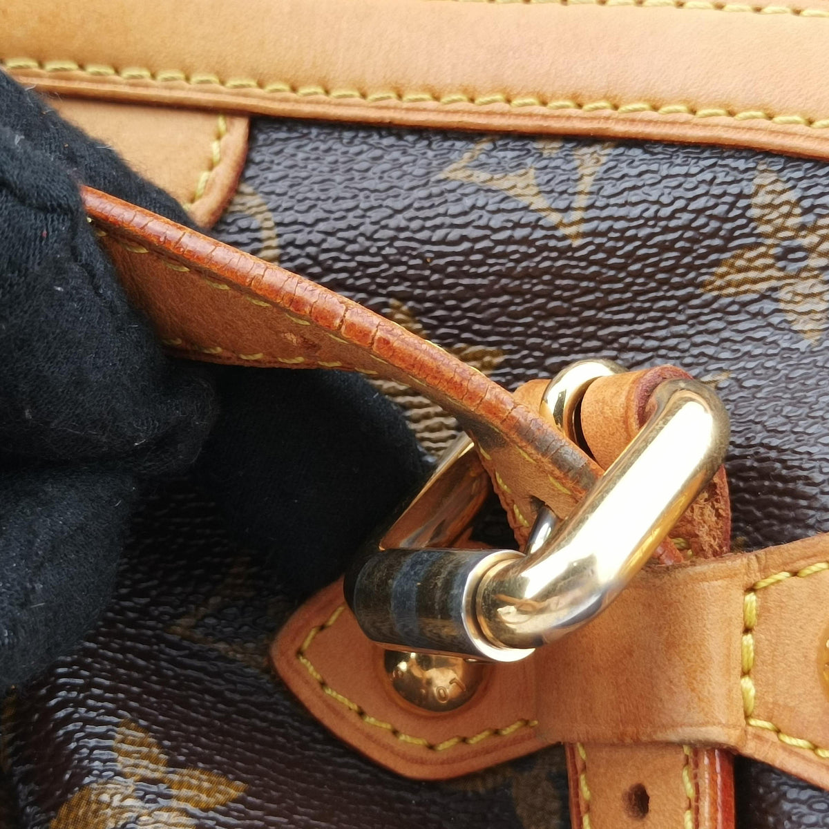 Secondhand Louis Vuitton TIVOLI GM Brown Monogram Canvas M40144 handbag | stylenewstar