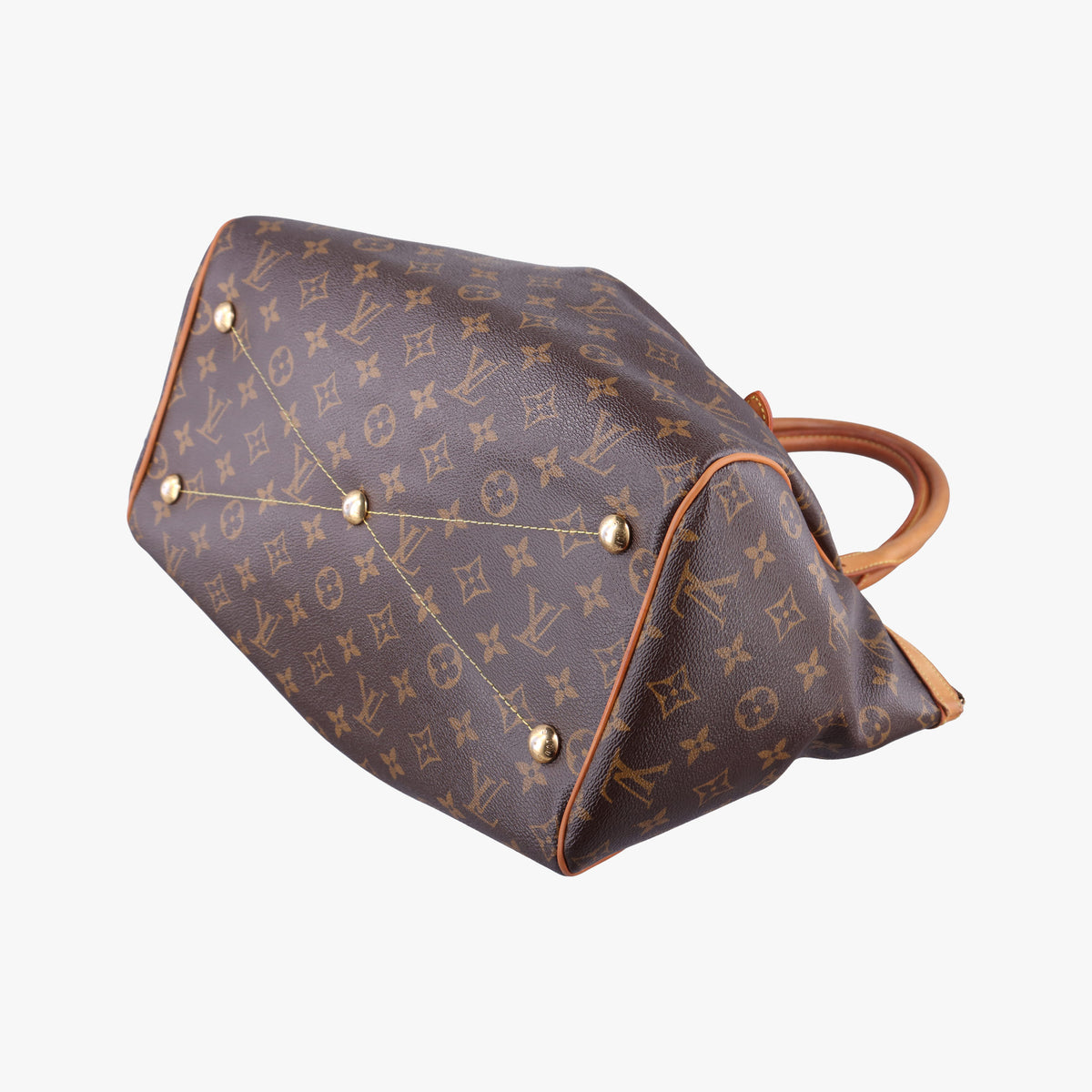 Secondhand Louis Vuitton TIVOLI GM Brown Monogram Canvas M40144 handbag | stylenewstar