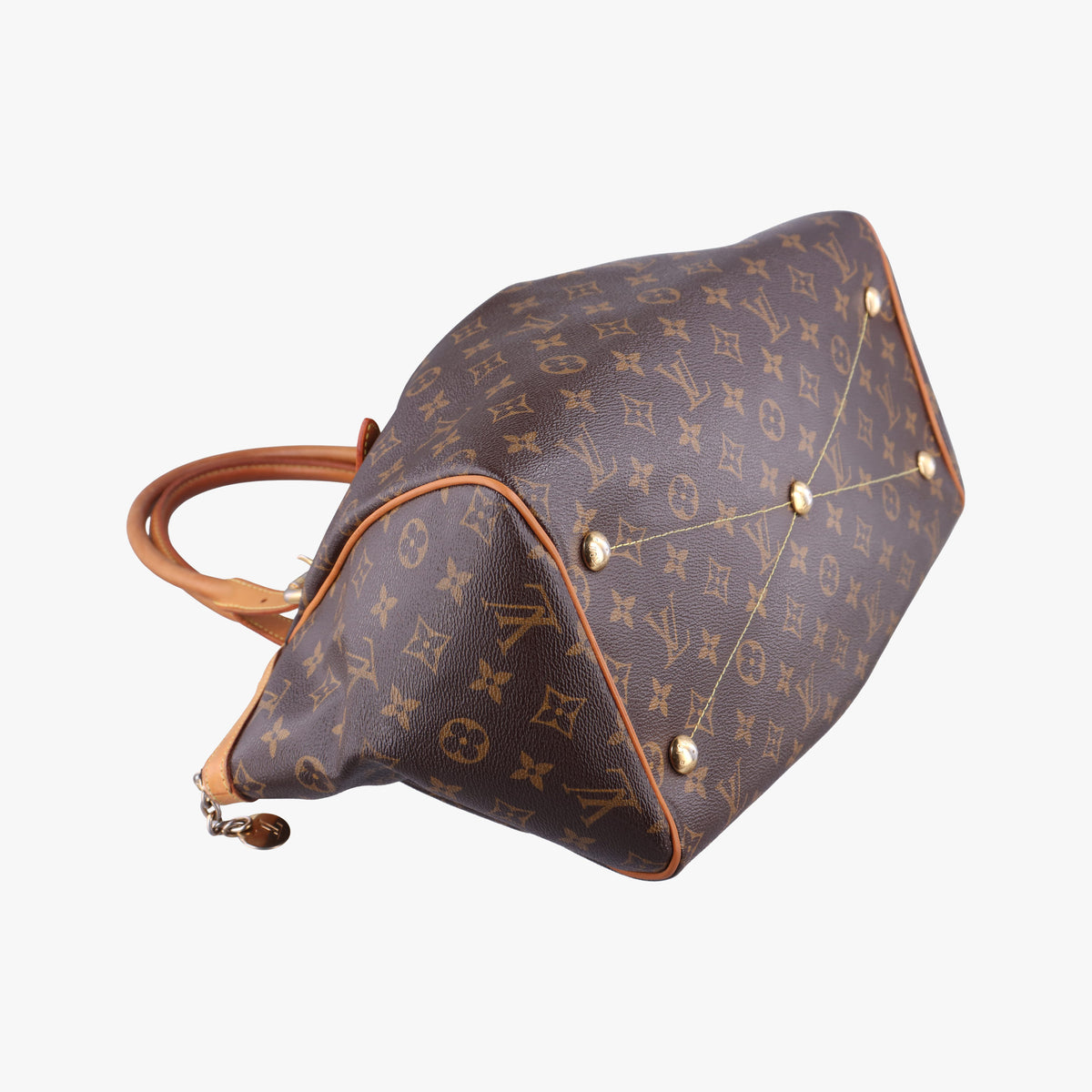 Secondhand Louis Vuitton TIVOLI GM Brown Monogram Canvas M40144 handbag | stylenewstar