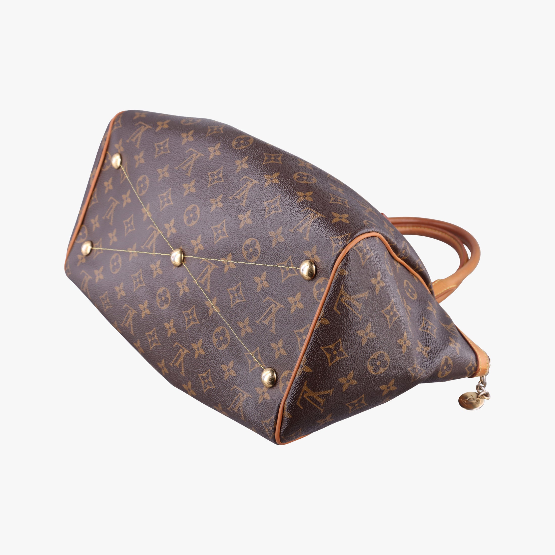 Secondhand Louis Vuitton TIVOLI GM Brown Monogram Canvas M40144 handbag | stylenewstar