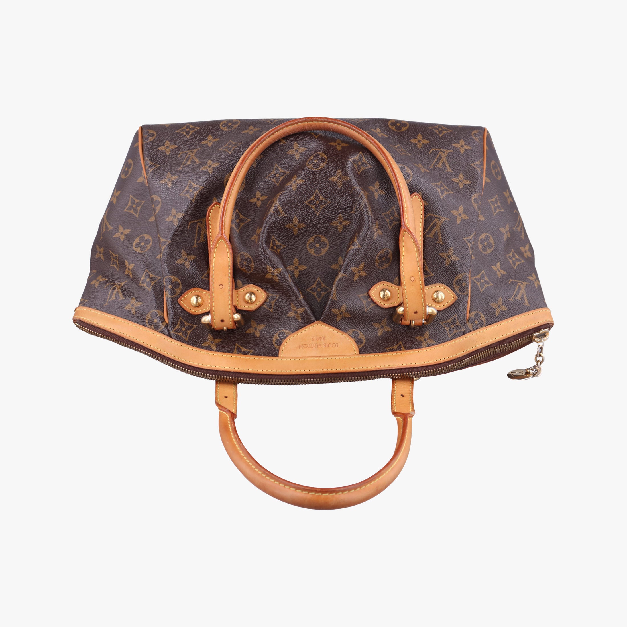 Secondhand Louis Vuitton TIVOLI GM Brown Monogram Canvas M40144 handbag | stylenewstar