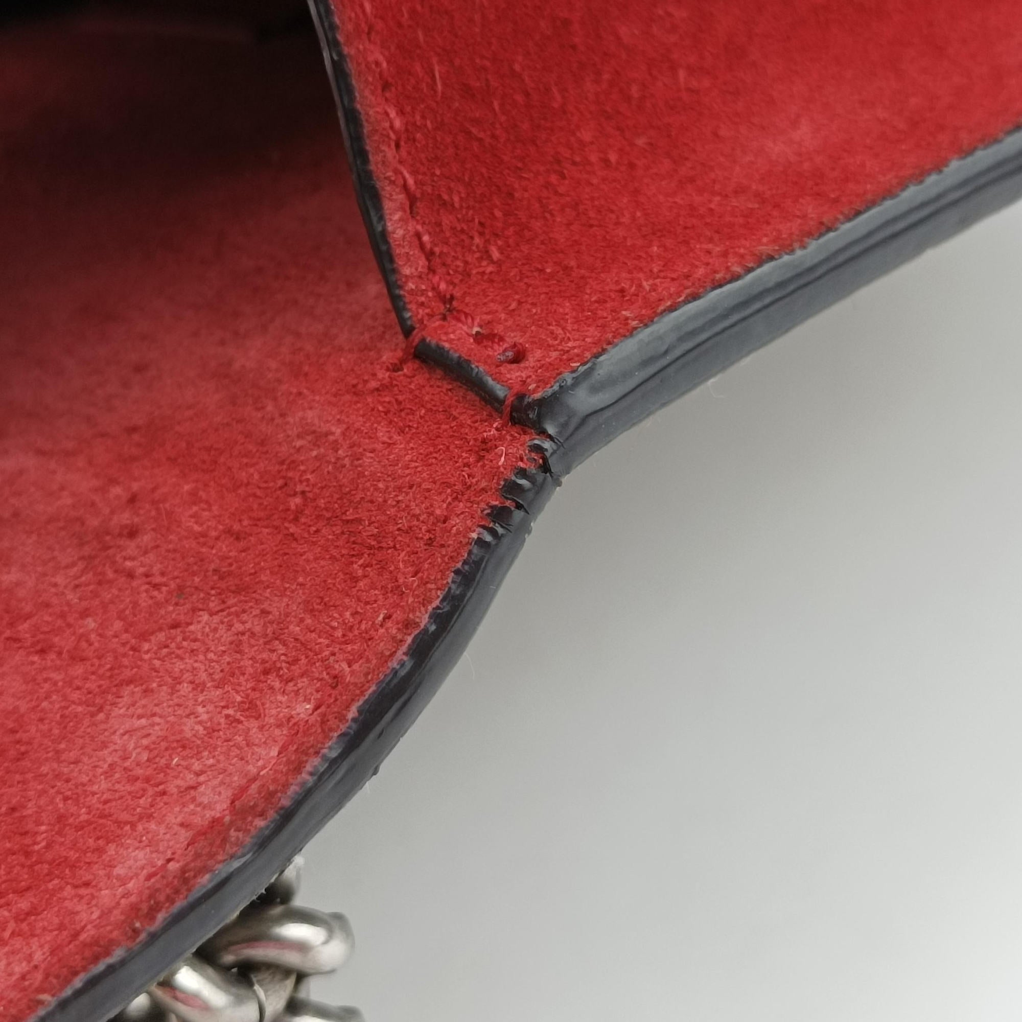 Pre-owned Gucci Dionysus beige×red PVC coated canvas × suede 421970 shoulderbag | stylenewstar