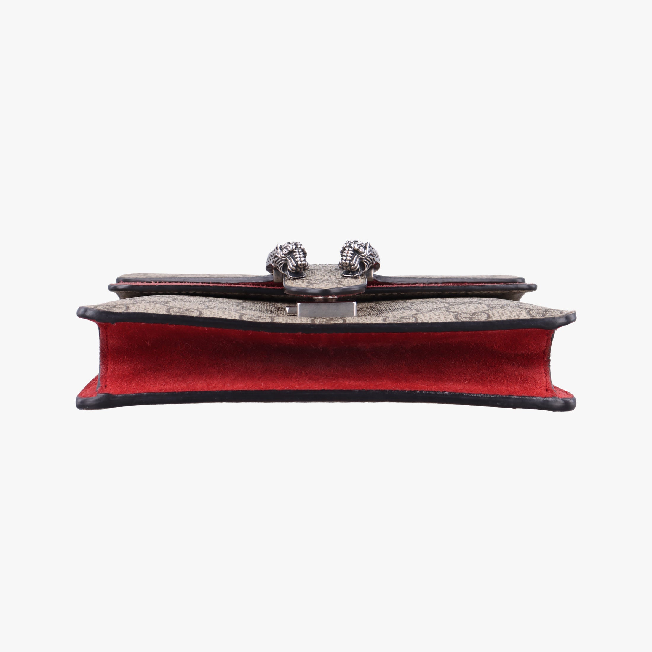 Pre-owned Gucci Dionysus beige×red PVC coated canvas × suede 421970 shoulderbag | stylenewstar