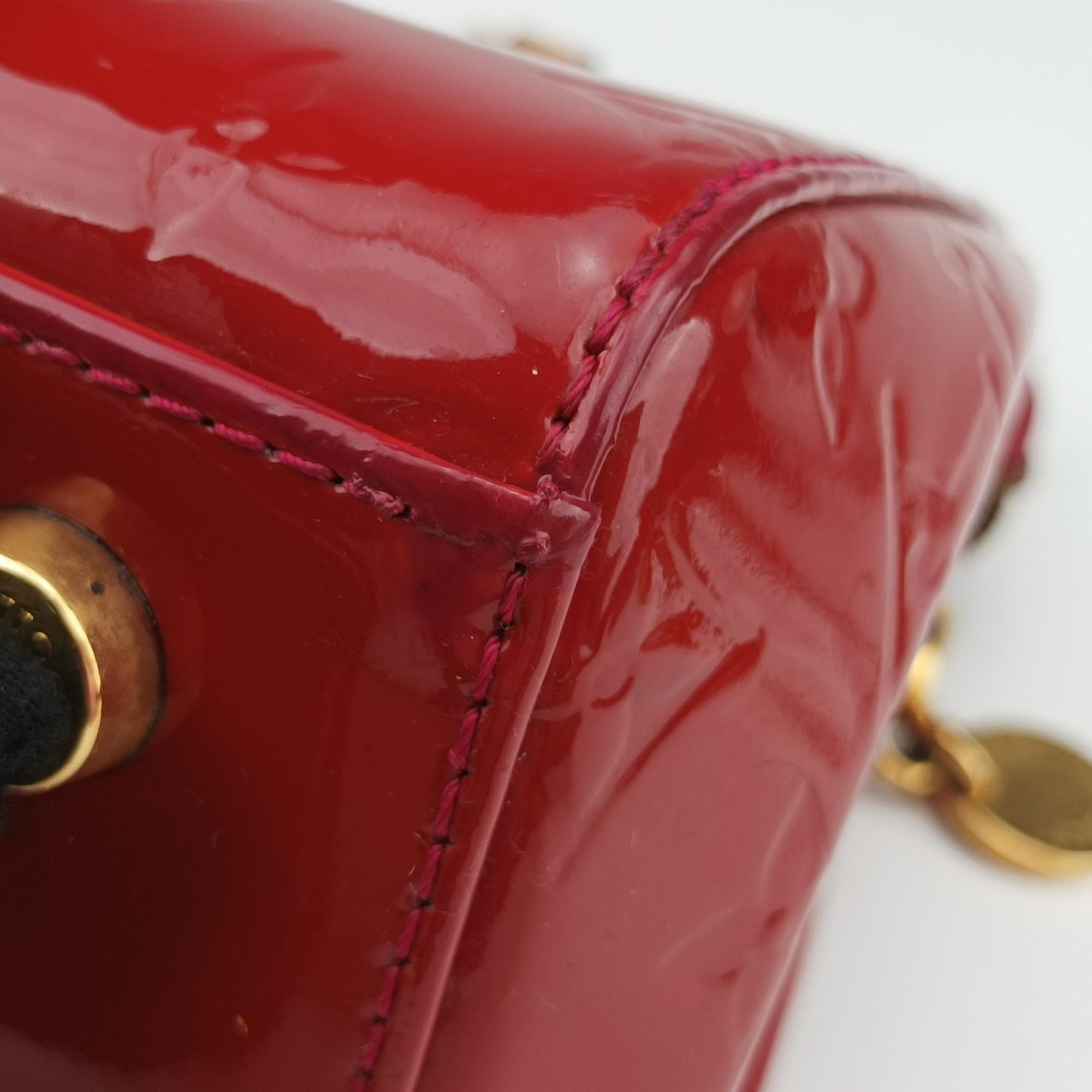 Vintage Louis Vuitton Brea MM ROSE INDIEN Vernis M91798 shoulderbag | stylenewstar