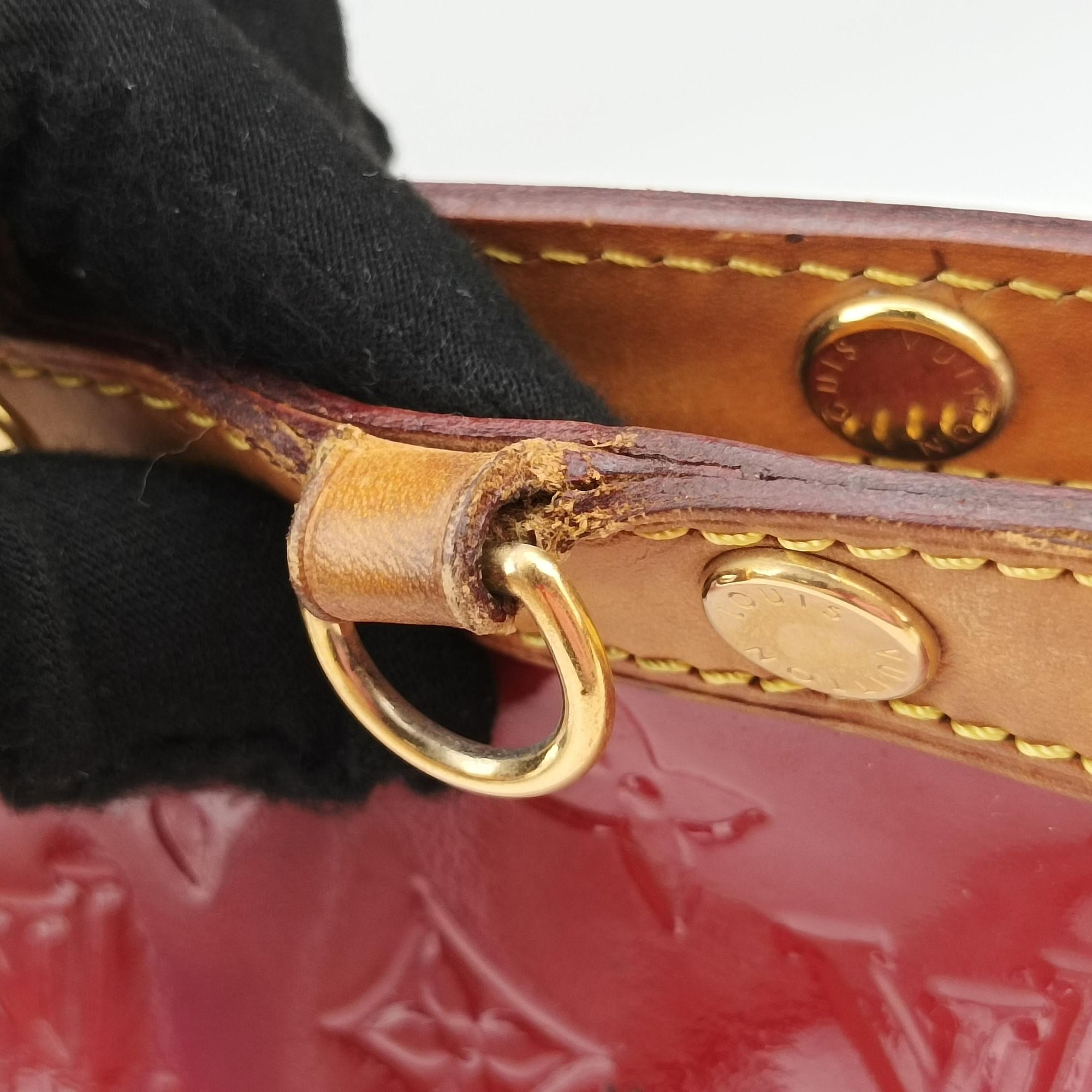 Vintage Louis Vuitton Brea MM ROSE INDIEN Vernis M91798 shoulderbag | stylenewstar