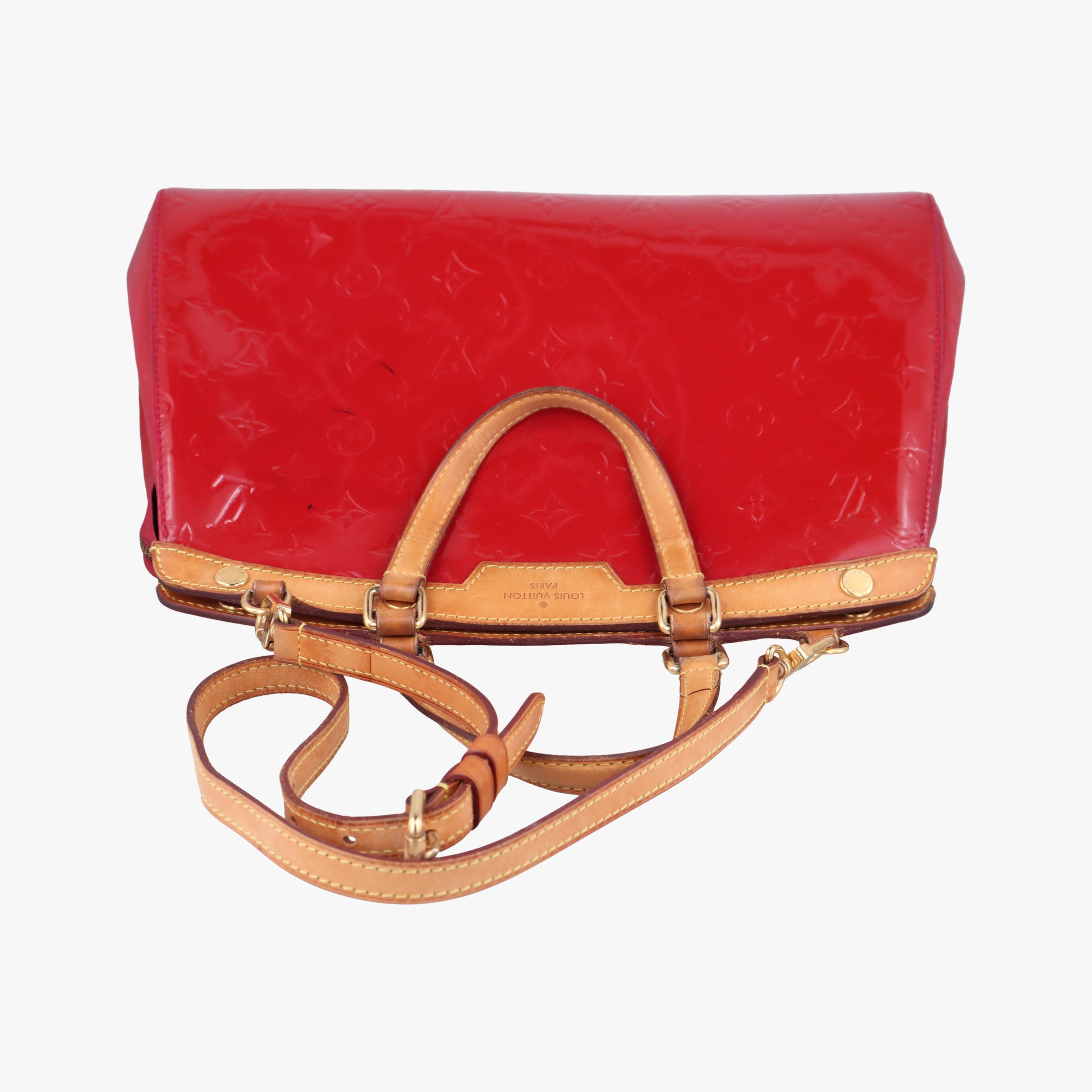 Vintage Louis Vuitton Brea MM ROSE INDIEN Vernis M91798 shoulderbag | stylenewstar