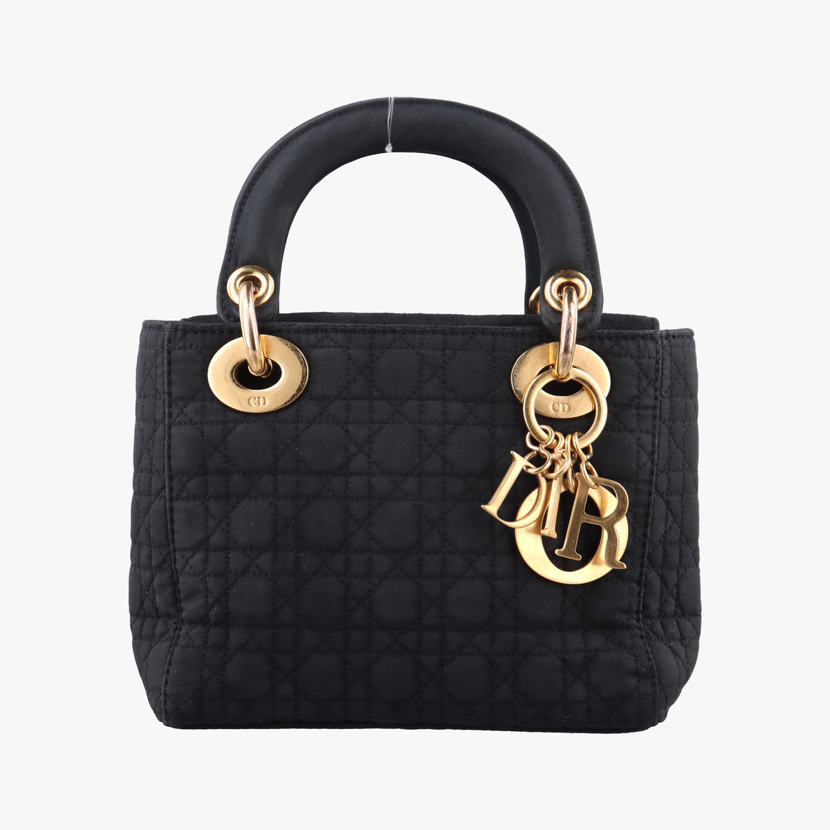 Pre-owned Christian Dior Lady Dior Black Nylon  handbag | stylenewstar