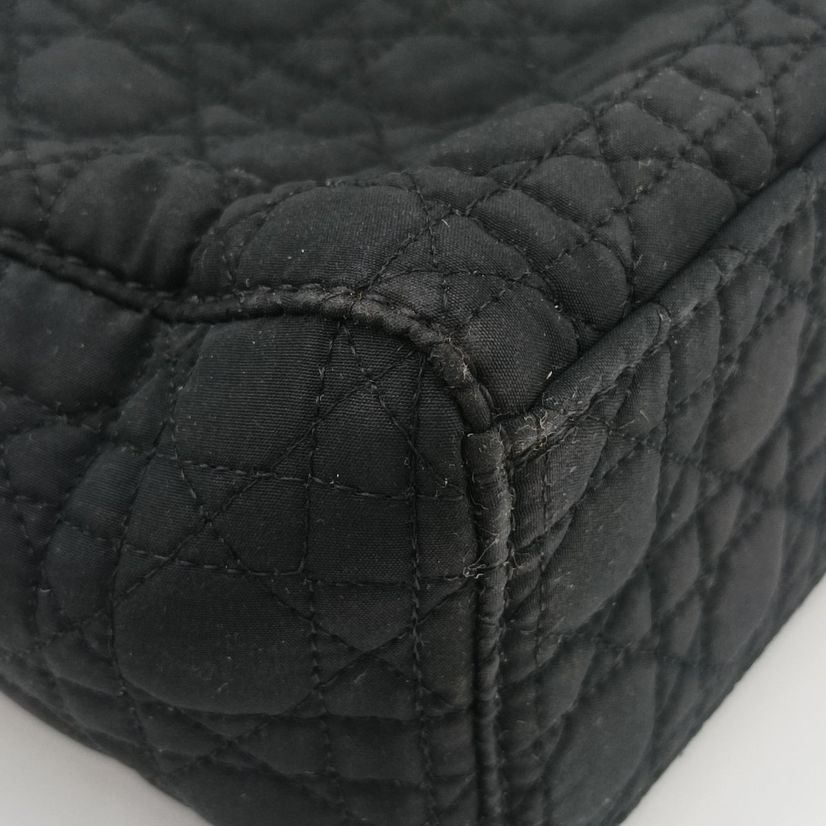 Pre-owned Christian Dior Lady Dior Black Nylon  handbag | stylenewstar