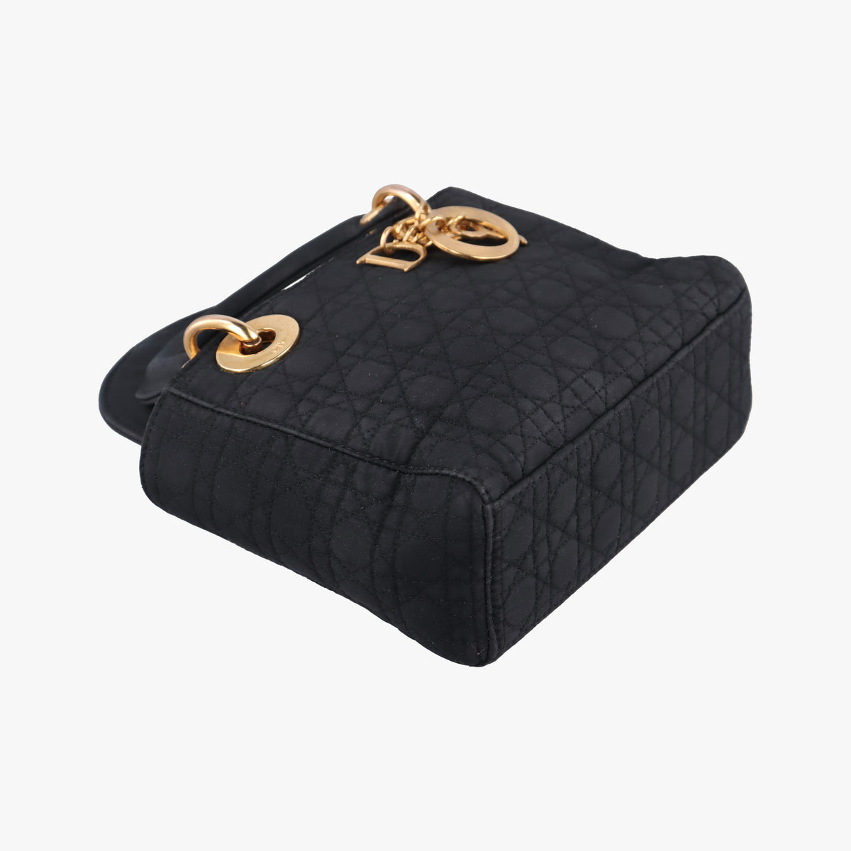 Pre-owned Christian Dior Lady Dior Black Nylon  handbag | stylenewstar