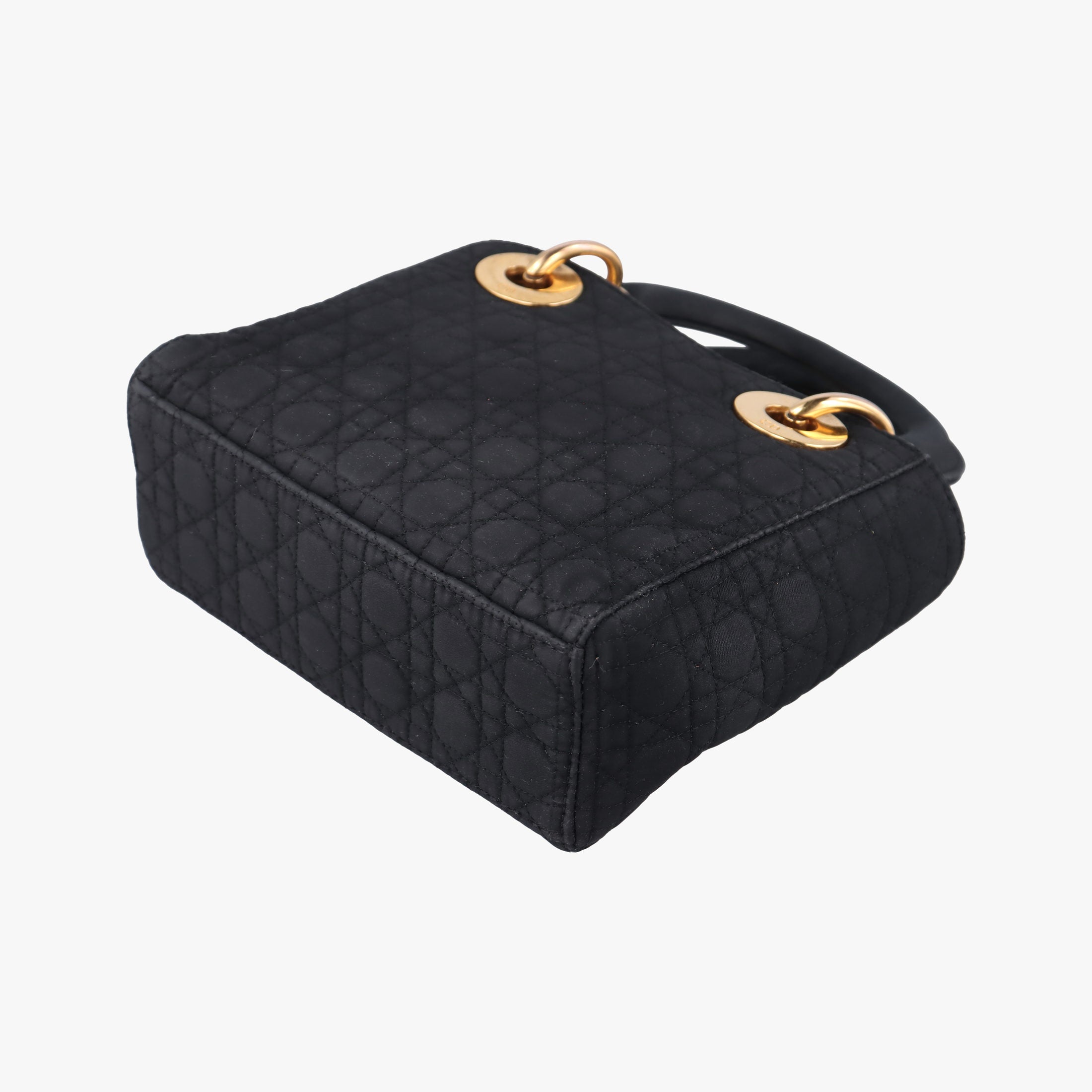 Pre-owned Christian Dior Lady Dior Black Nylon  handbag | stylenewstar