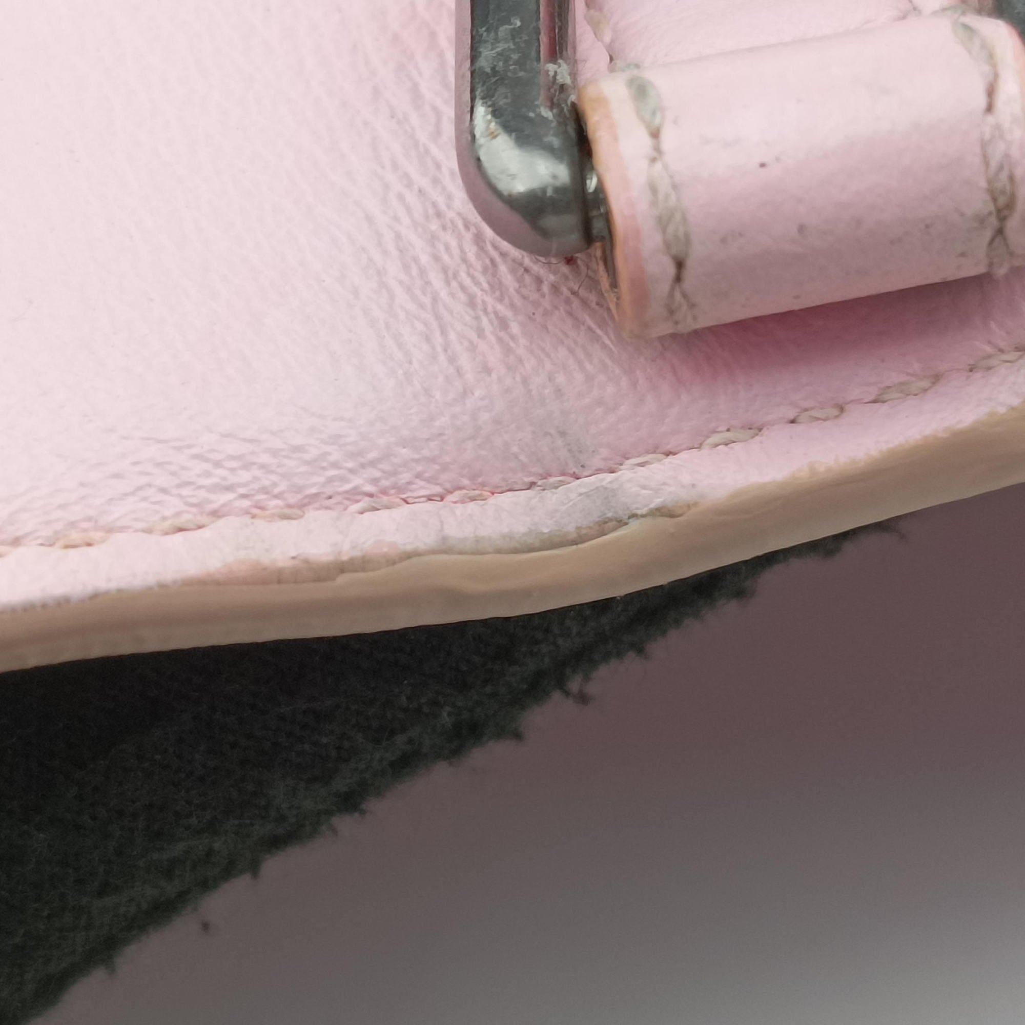 Pre-owned Christian Dior Be Dior Pink×Red Leather  shoulderbag | stylenewstar