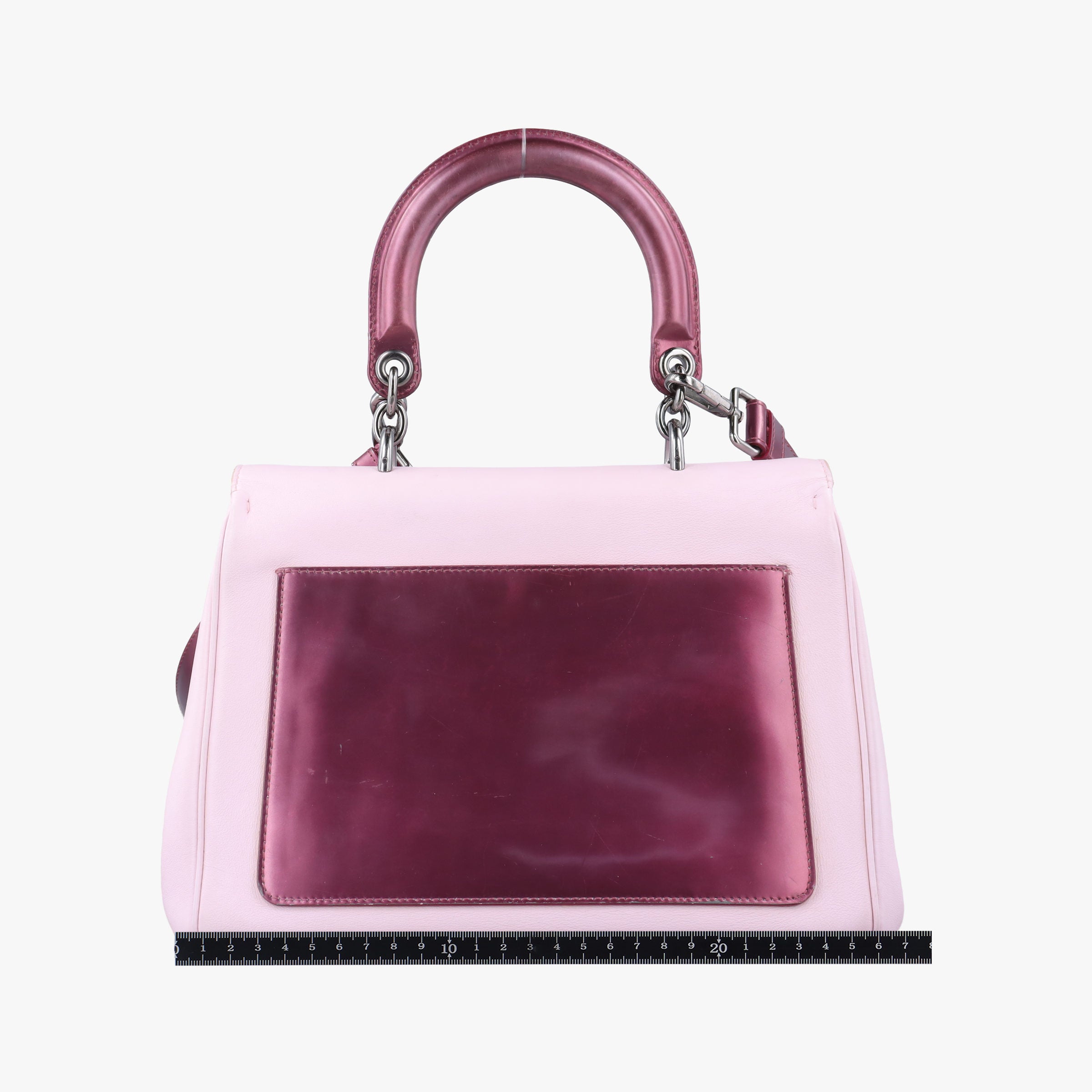 Pre-owned Christian Dior Be Dior Pink×Red Leather  shoulderbag | stylenewstar