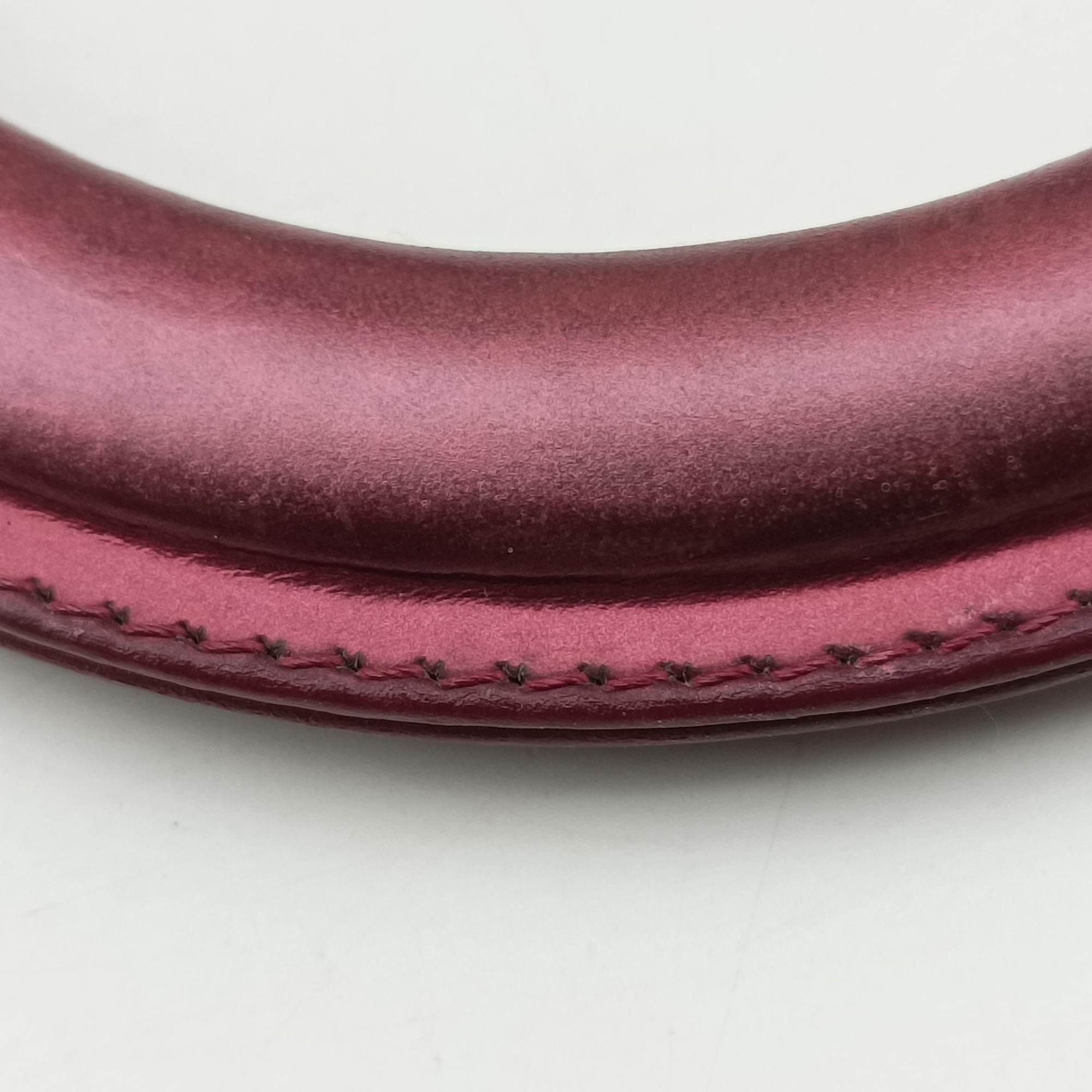 Pre-owned Christian Dior Be Dior Pink×Red Leather  shoulderbag | stylenewstar