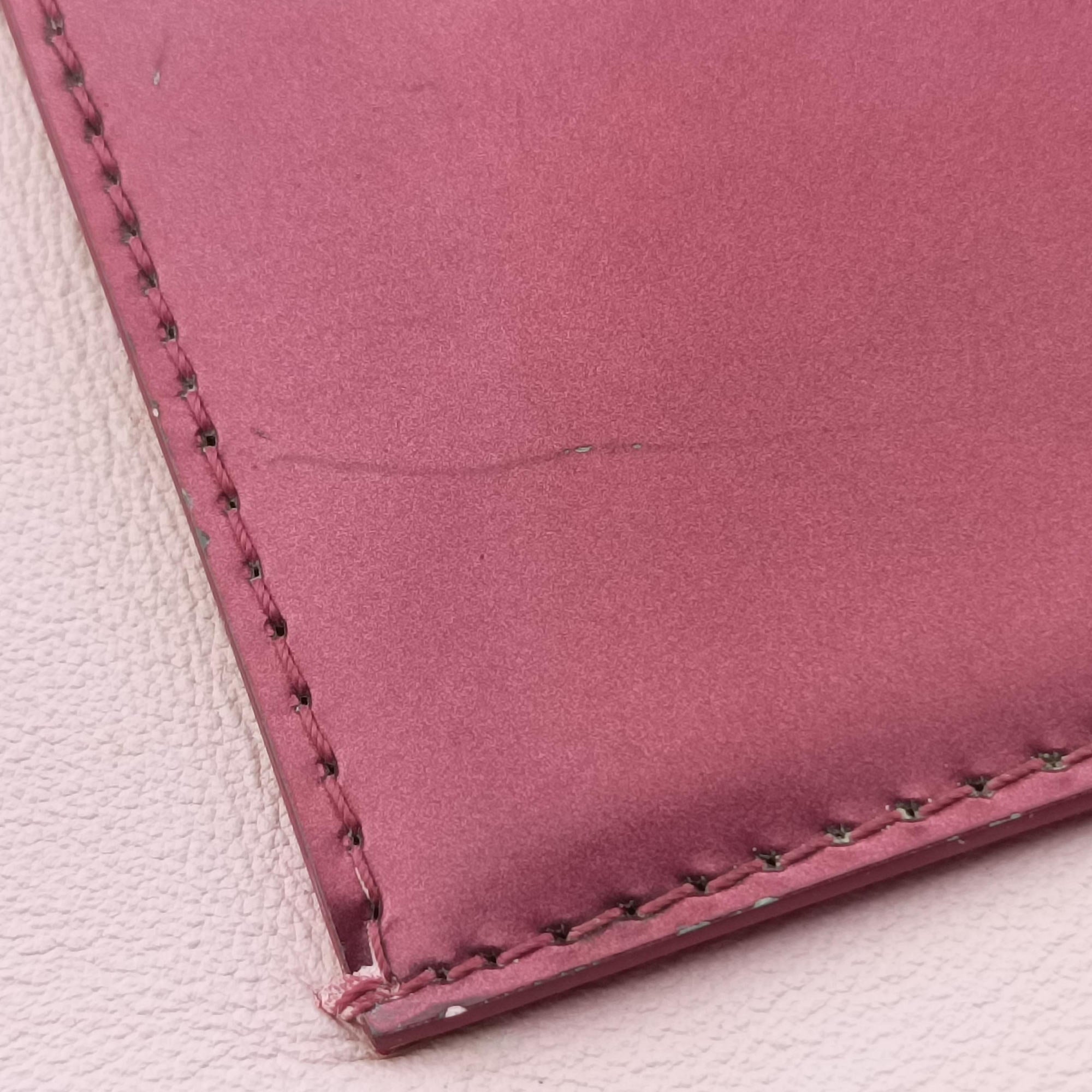 Pre-owned Christian Dior Be Dior Pink×Red Leather  shoulderbag | stylenewstar