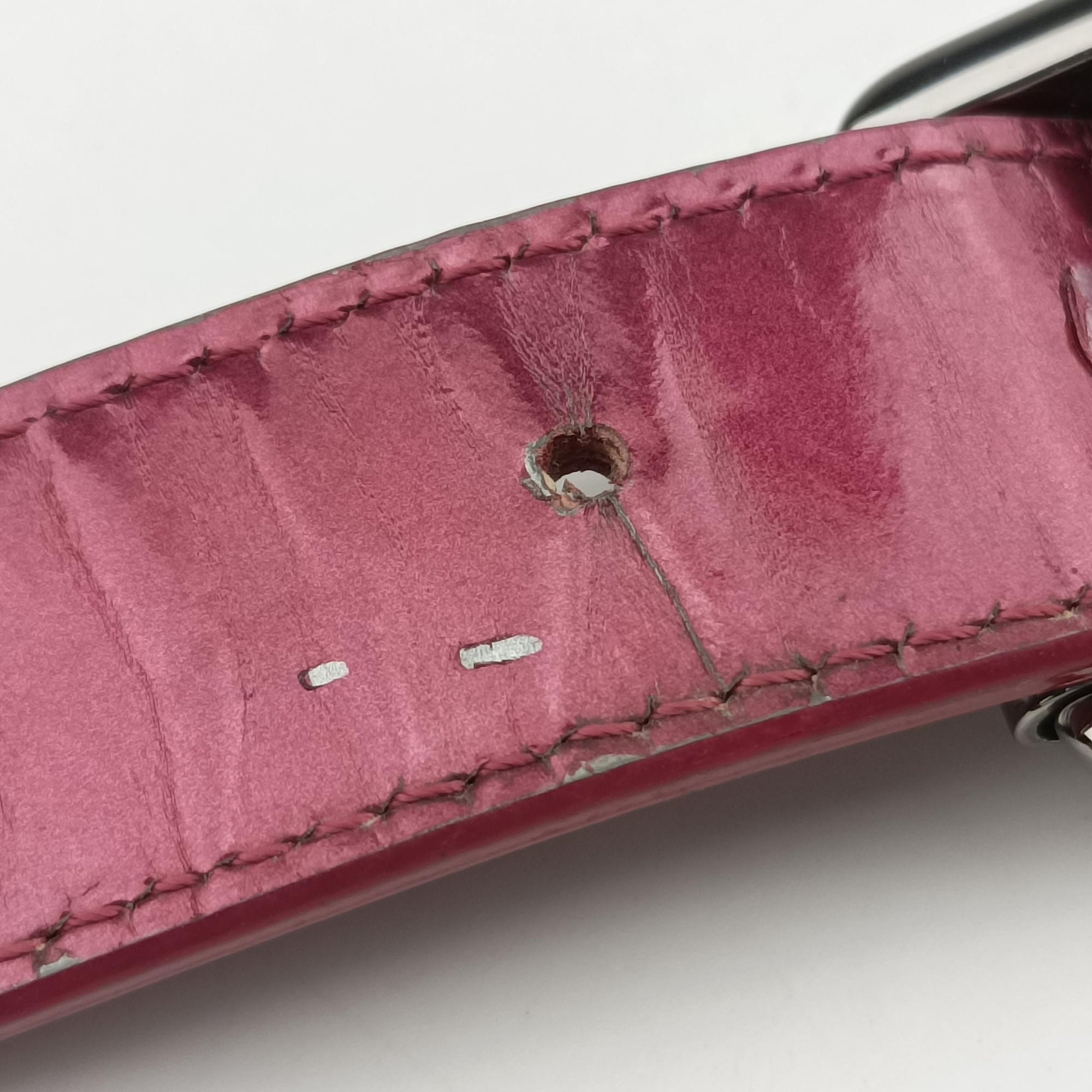 Pre-owned Christian Dior Be Dior Pink×Red Leather  shoulderbag | stylenewstar