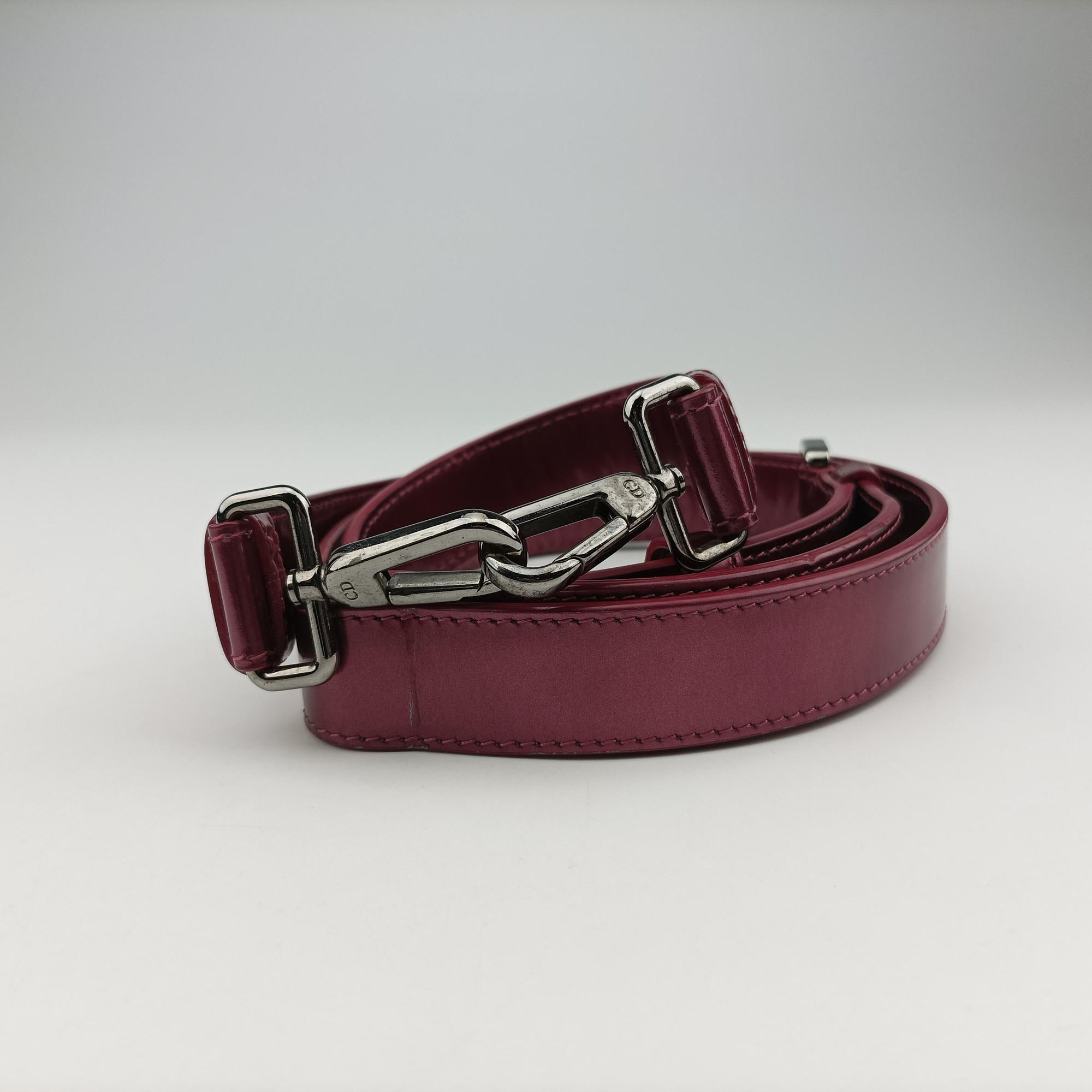 Pre-owned Christian Dior Be Dior Pink×Red Leather  shoulderbag | stylenewstar