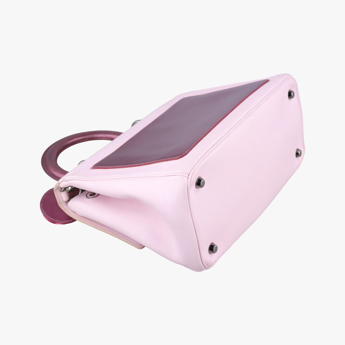 Pre-owned Christian Dior Be Dior Pink×Red Leather  shoulderbag | stylenewstar