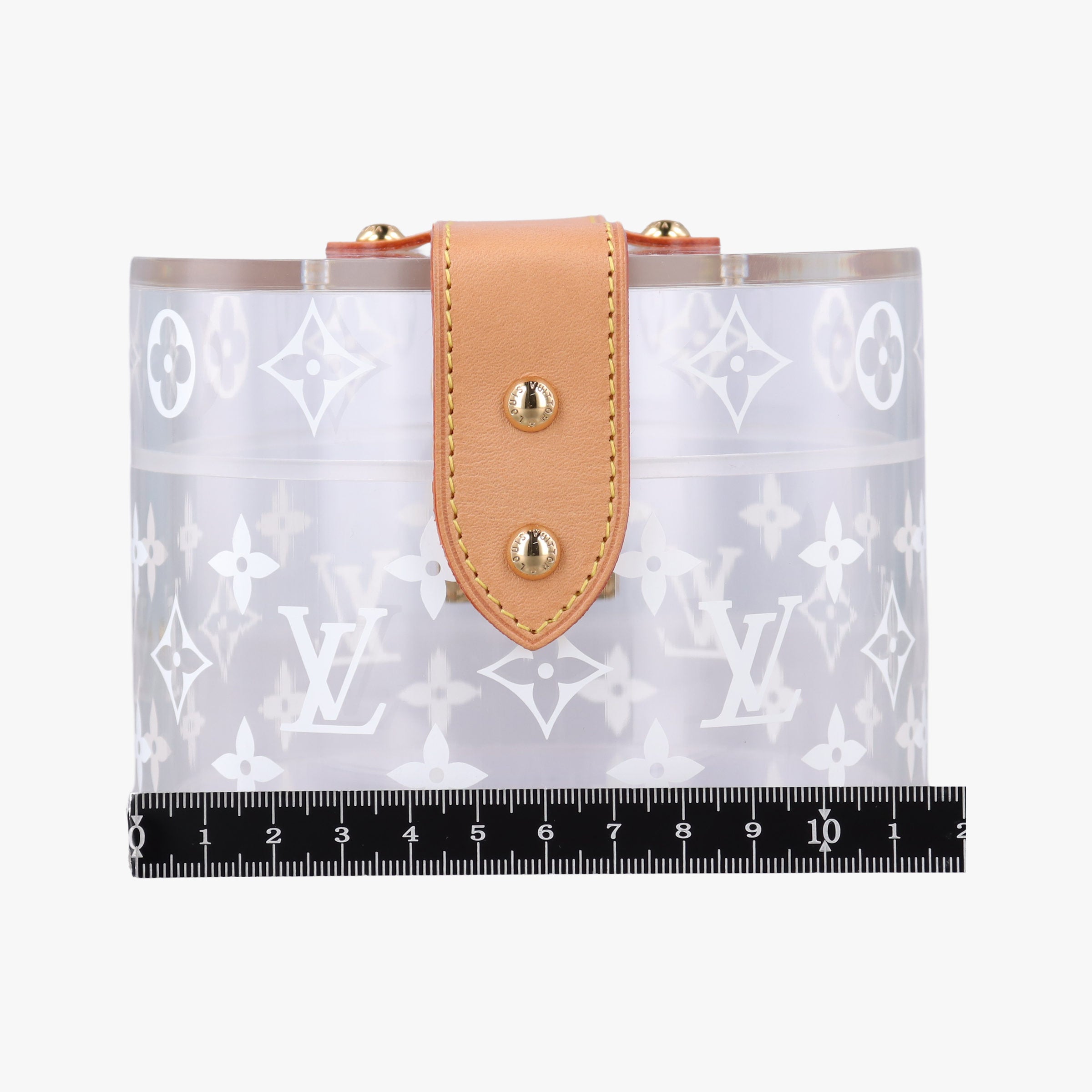 Pre-owned Louis Vuitton Box Scott Transparent Monogram Plexiglass  clutchbag | stylenewstar