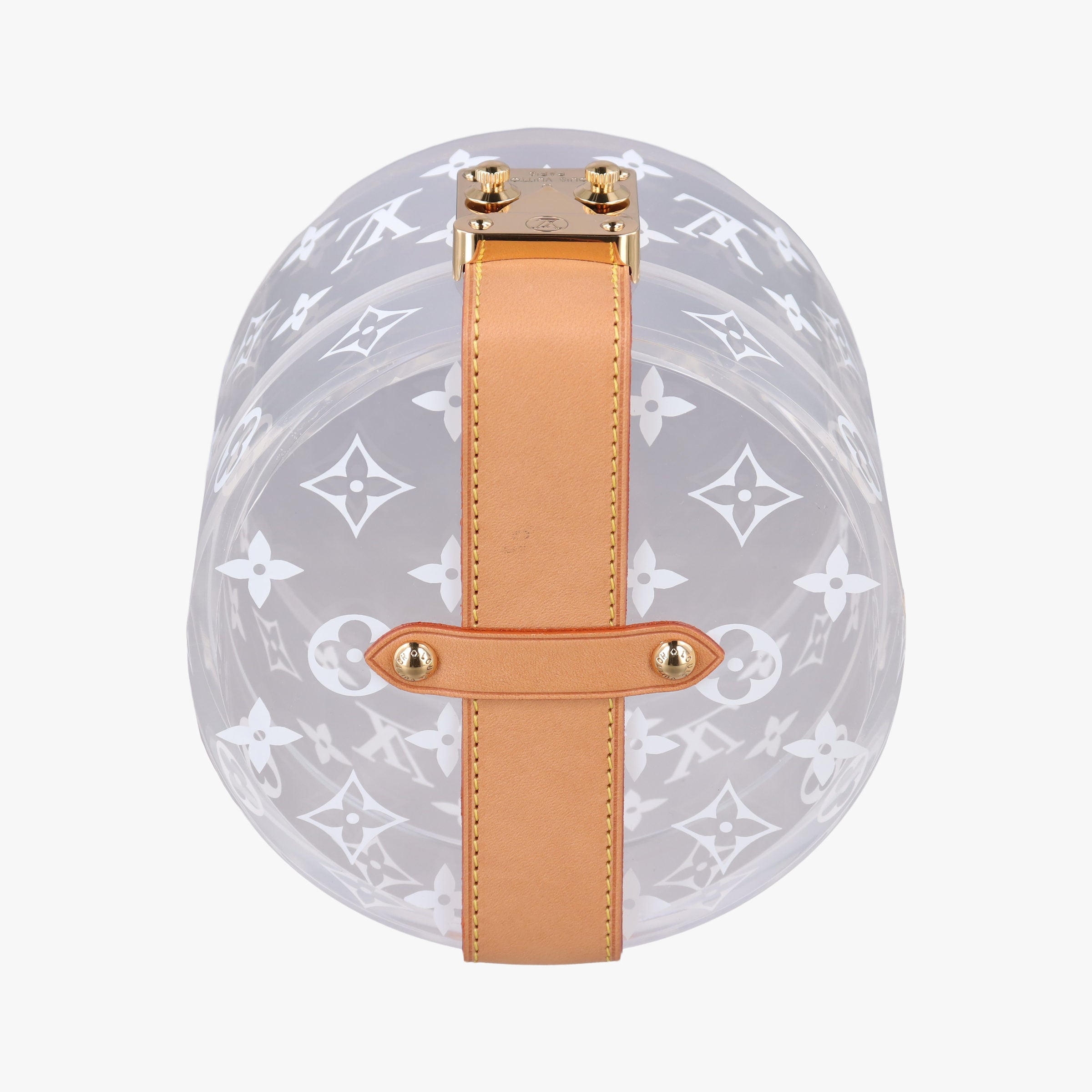 Pre-owned Louis Vuitton Box Scott Transparent Monogram Plexiglass  clutchbag | stylenewstar