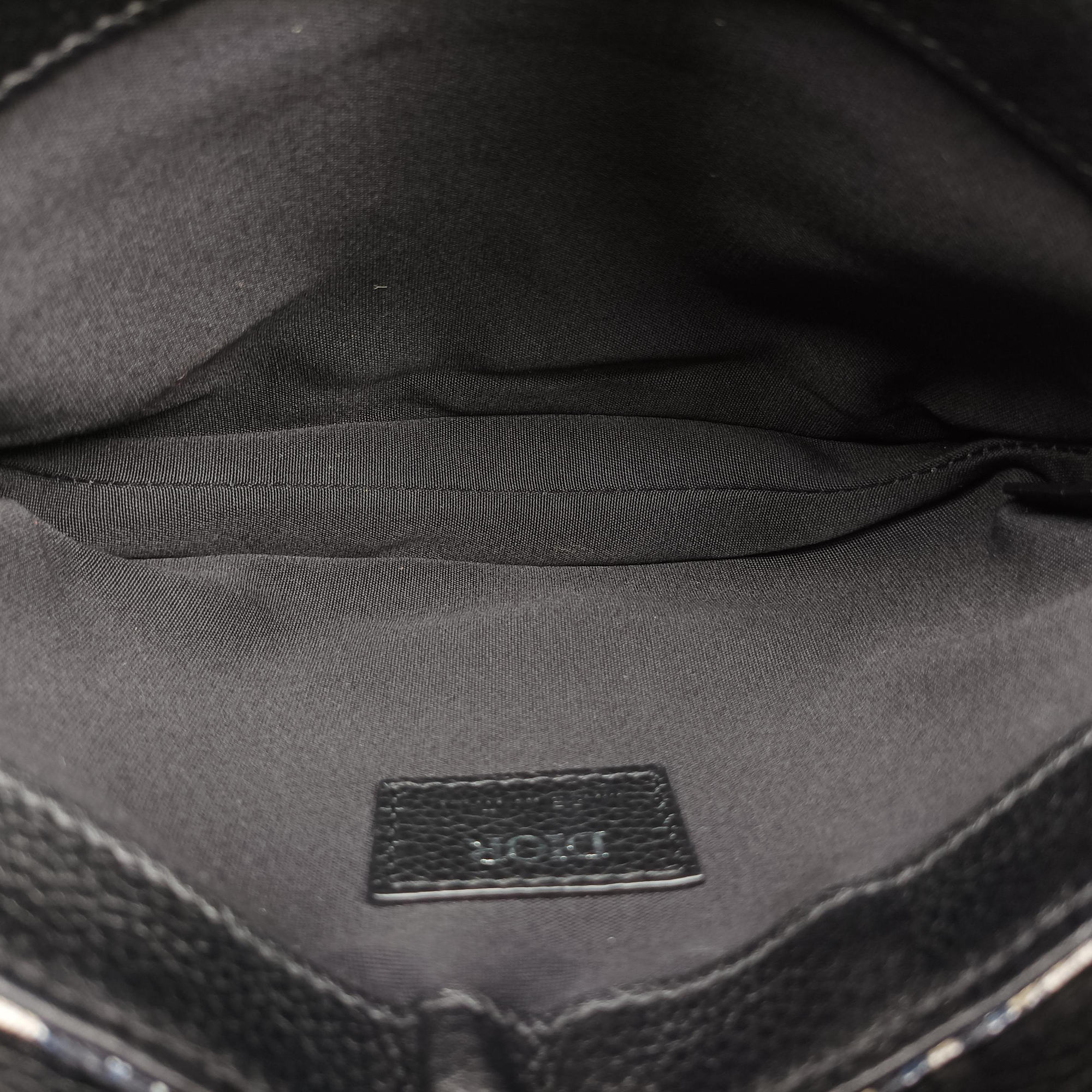 Pre-owned Christian Dior Saddle Pouch Navy×Black Jacquard  bum bag/waist bag | stylenewstar
