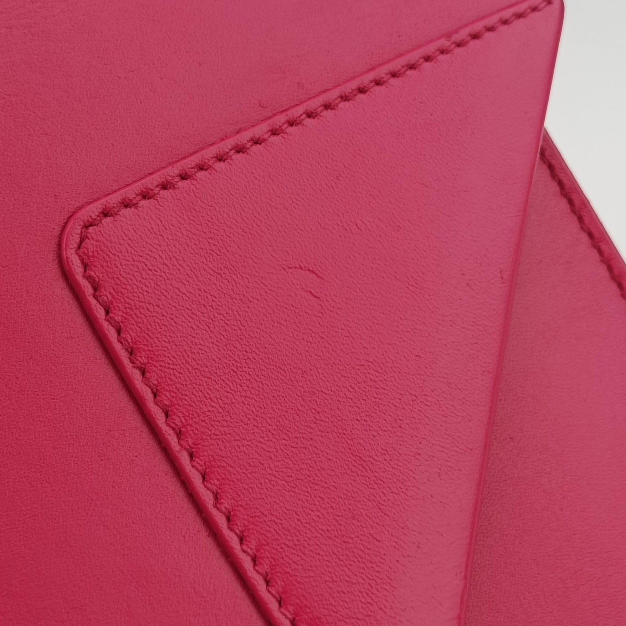 Pre-owned Yves Saint Laurent BETTY Rose Leather 314515 shoulderbag | stylenewstar