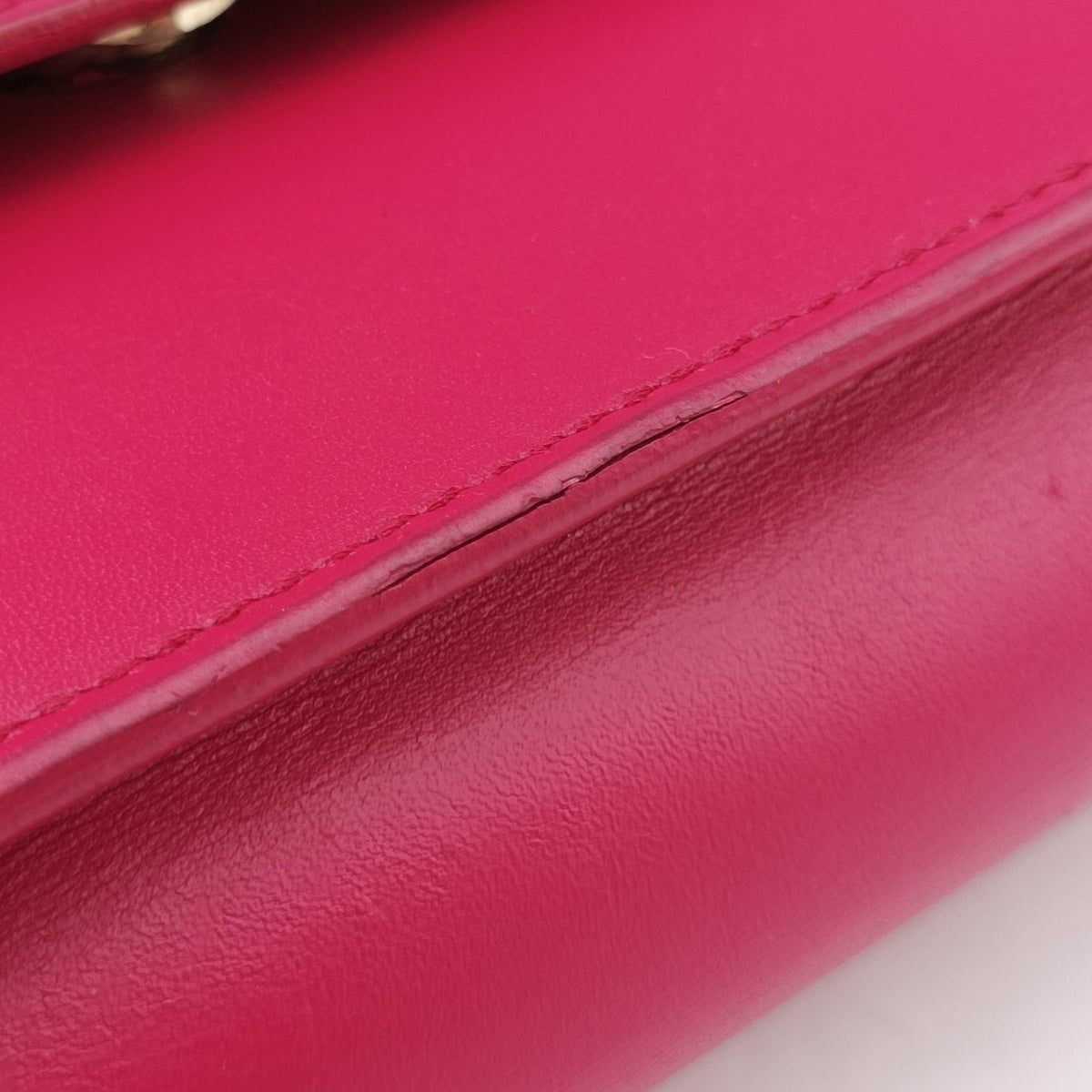 Pre-owned Yves Saint Laurent BETTY Rose Leather 314515 shoulderbag | stylenewstar