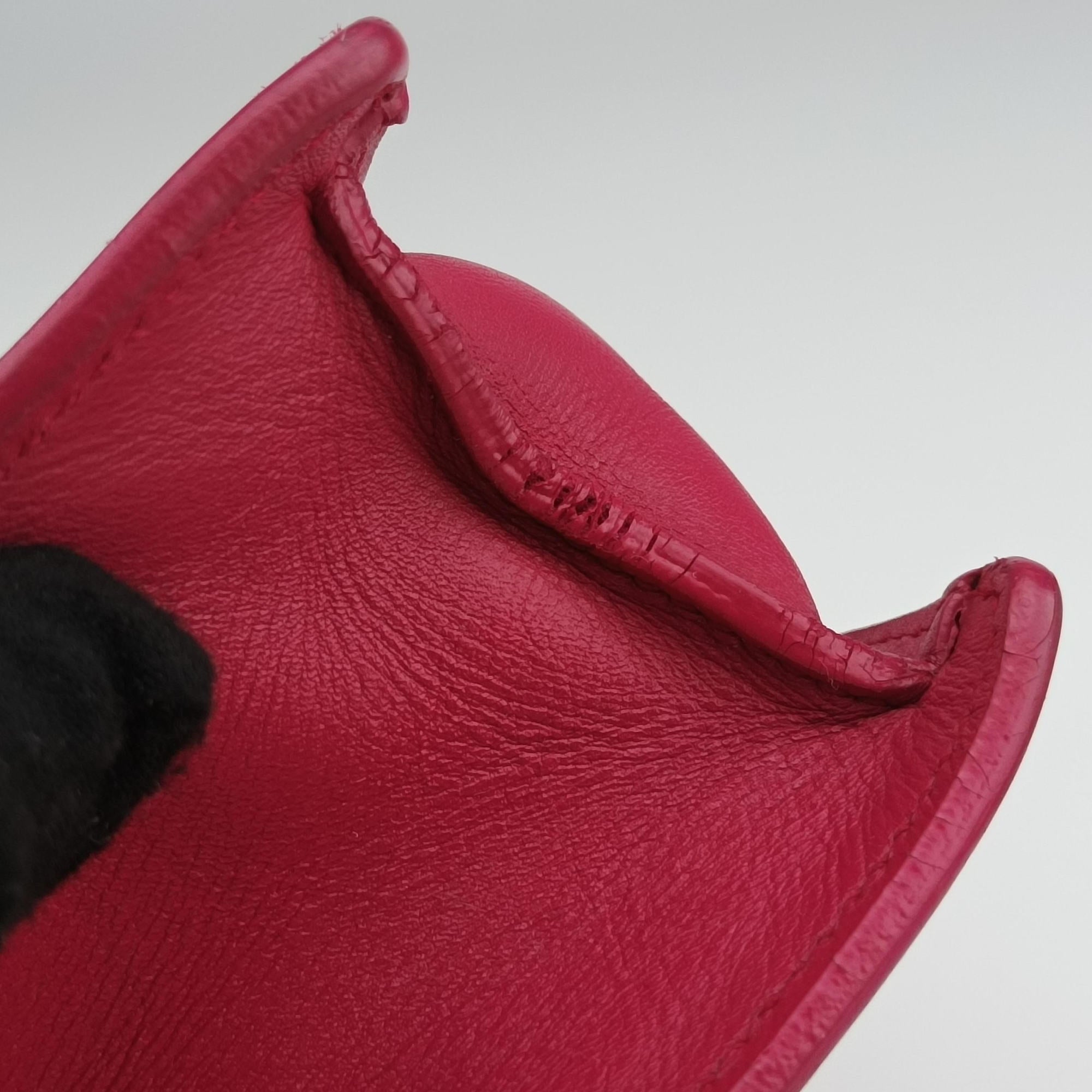 Pre-owned Yves Saint Laurent BETTY Rose Leather 314515 shoulderbag | stylenewstar
