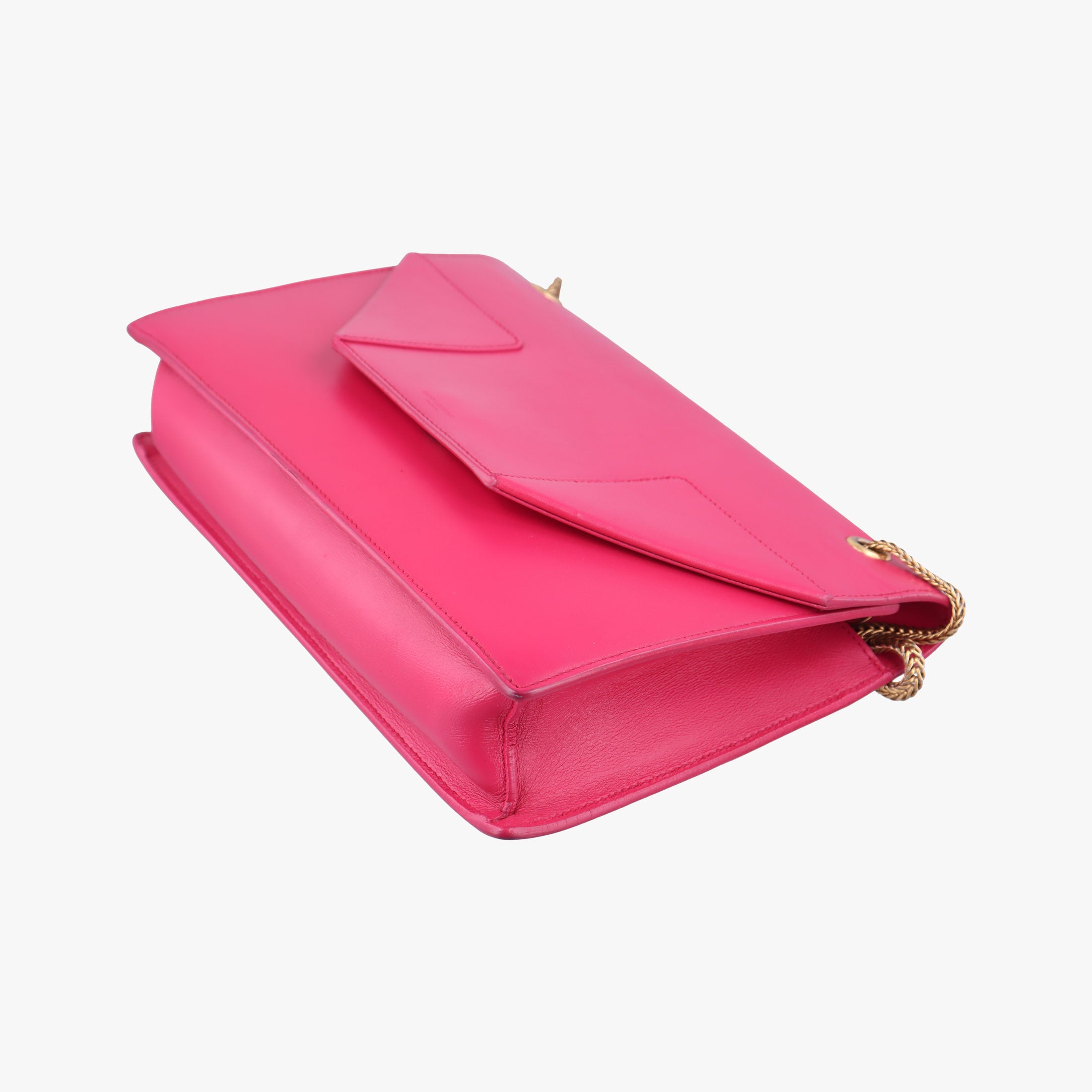 Pre-owned Yves Saint Laurent BETTY Rose Leather 314515 shoulderbag | stylenewstar