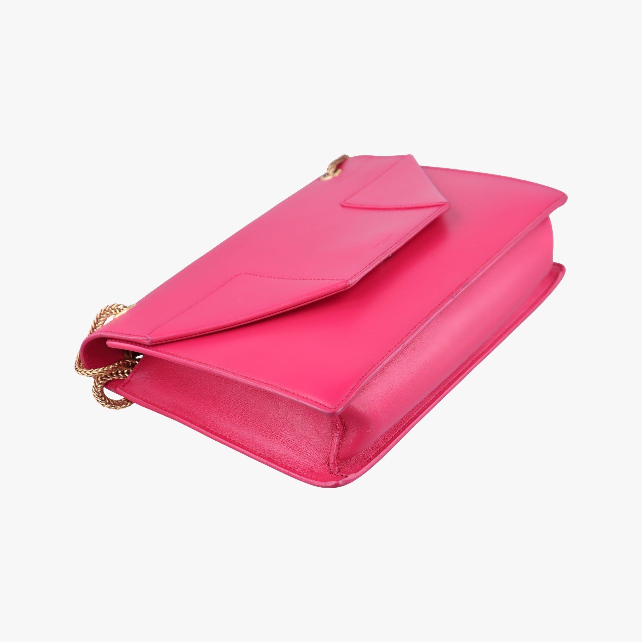 Pre-owned Yves Saint Laurent BETTY Rose Leather 314515 shoulderbag | stylenewstar