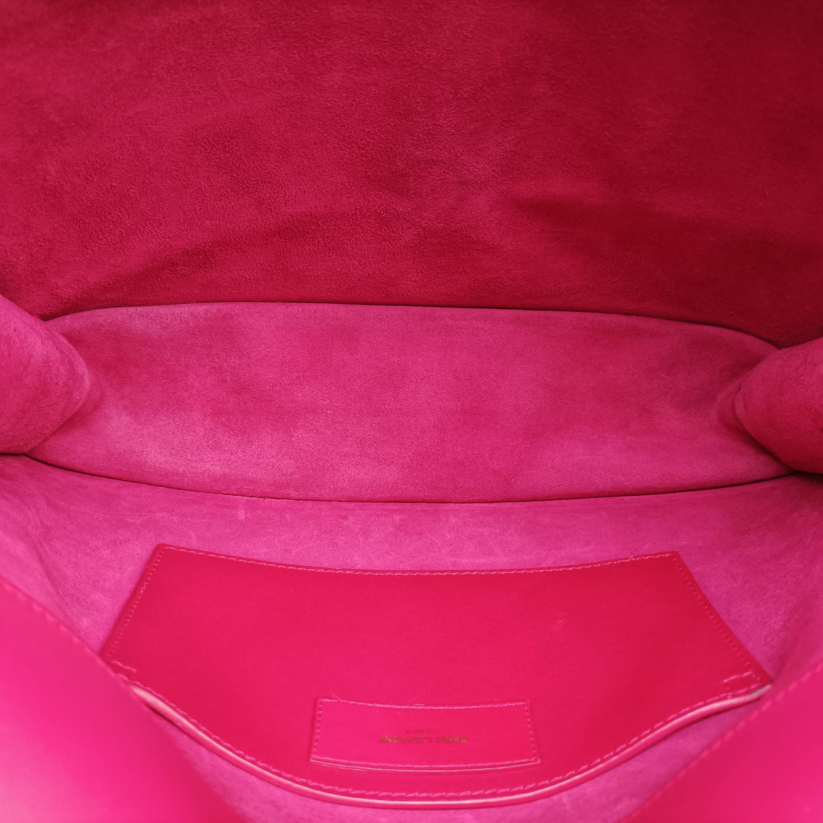 Pre-owned Yves Saint Laurent BETTY Rose Leather 314515 shoulderbag | stylenewstar