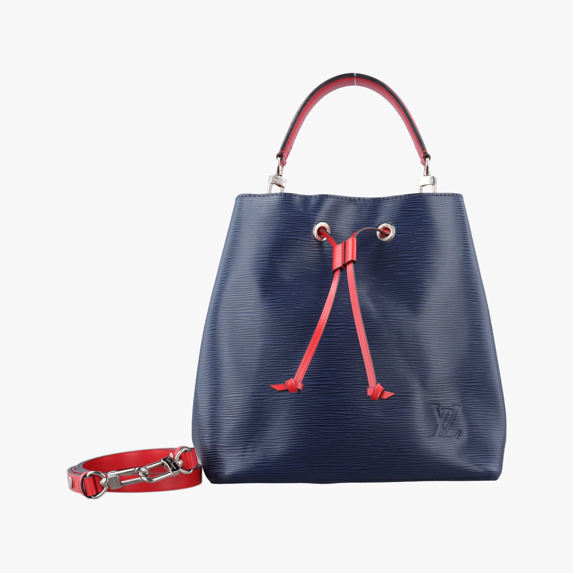 Pre-owned Louis Vuitton NeoNoe INDIGO×Red Epi M54367 shoulderbag | stylenewstar