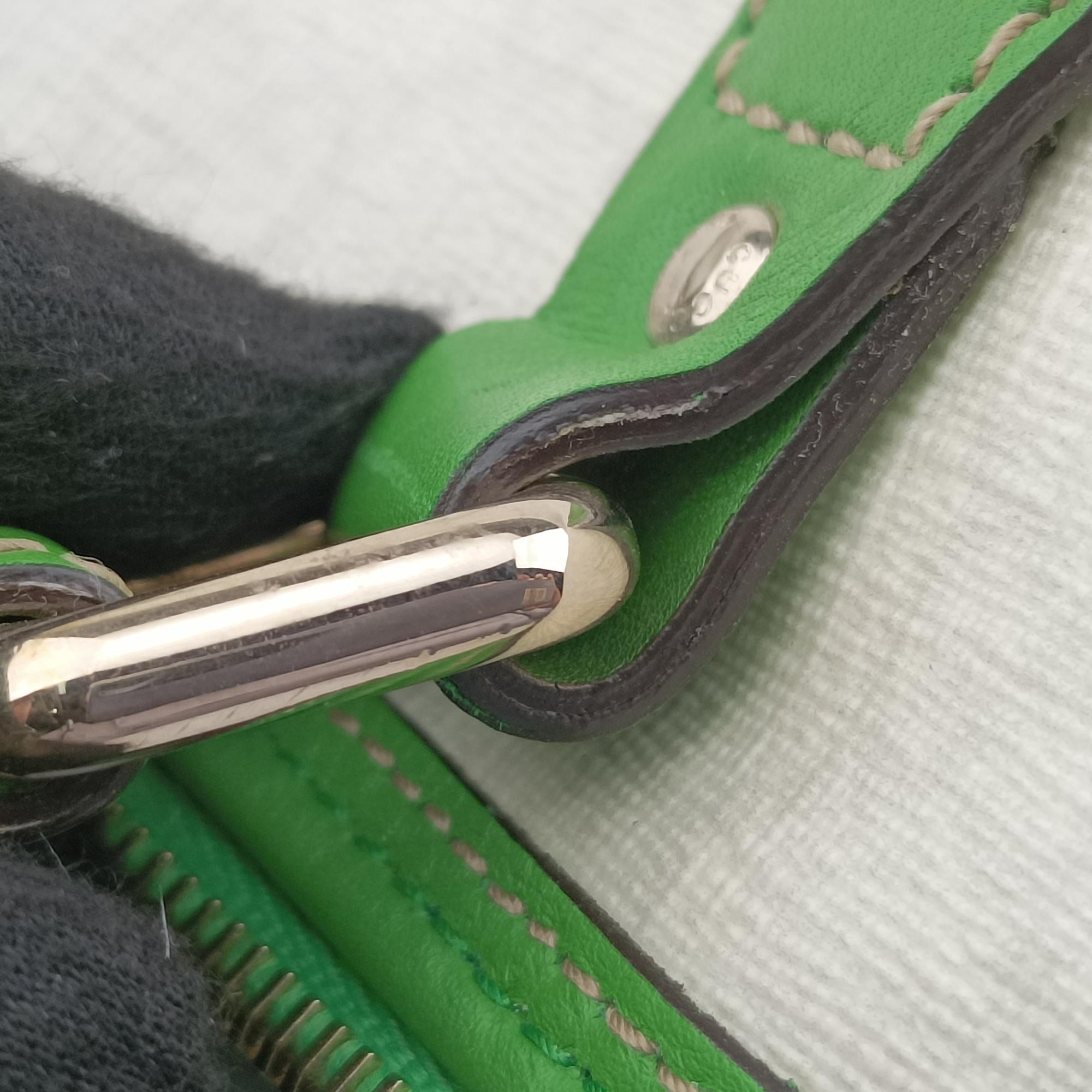 Secondhand Gucci GG Flag Joy Boston White × Green × Yellow × Blue PVC Coated Canvas × Leather  195451 handbag | stylenewstar