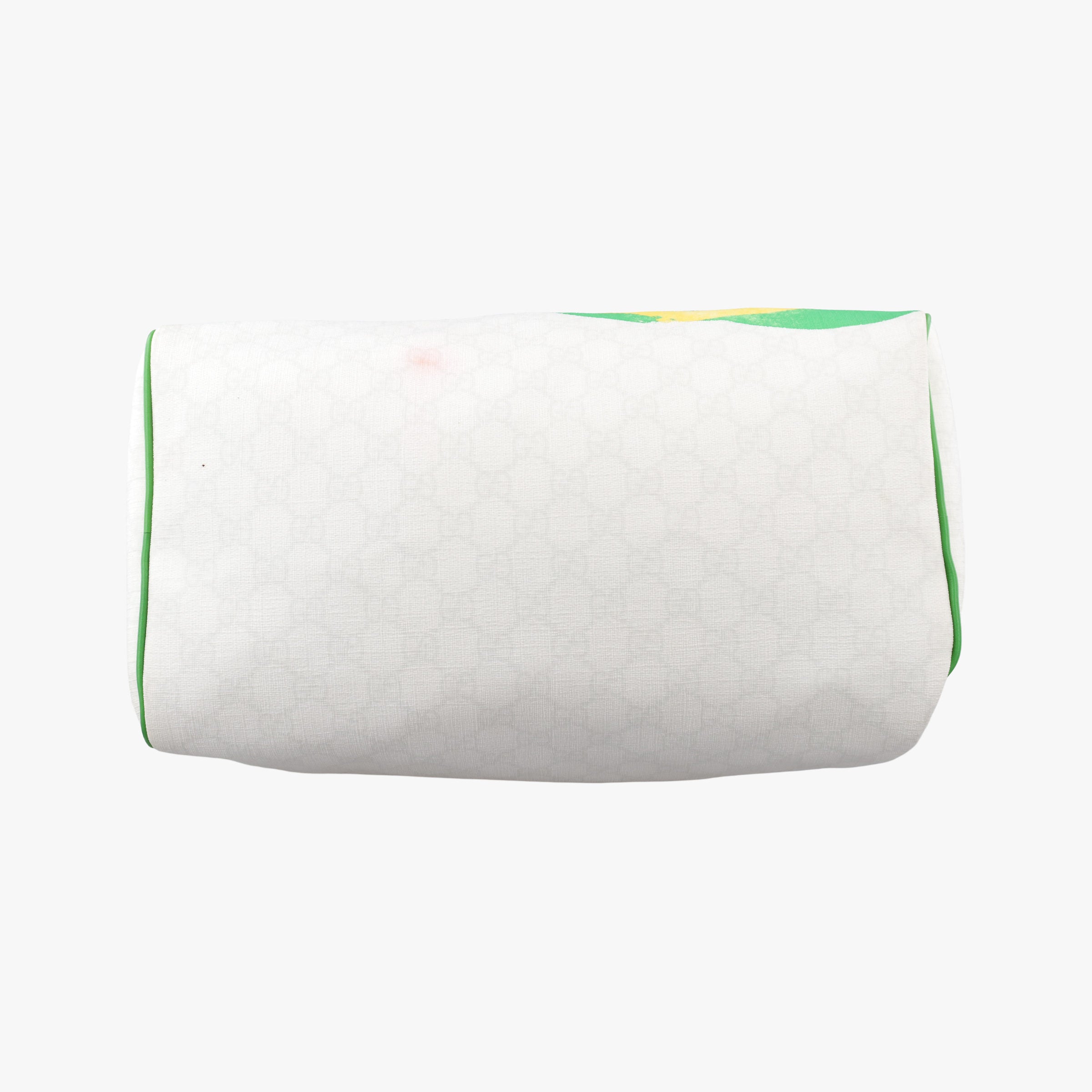 Secondhand Gucci GG Flag Joy Boston White × Green × Yellow × Blue PVC Coated Canvas × Leather  195451 handbag | stylenewstar