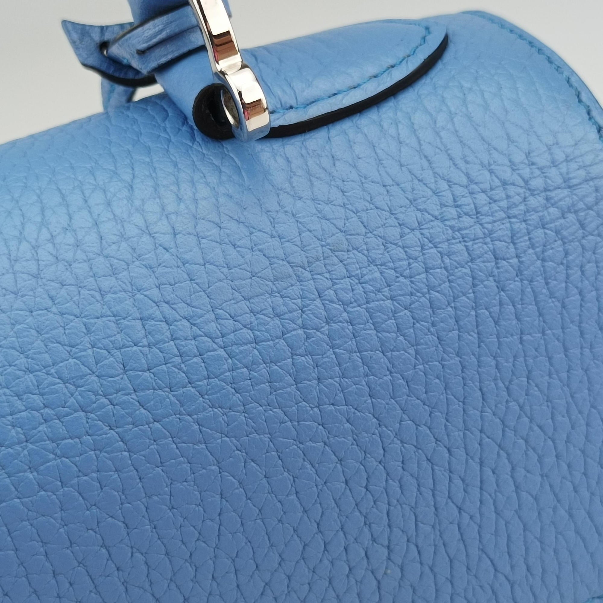 Pre-owned Moynat Legenne PM Blue leather  shoulderbag | stylenewstar