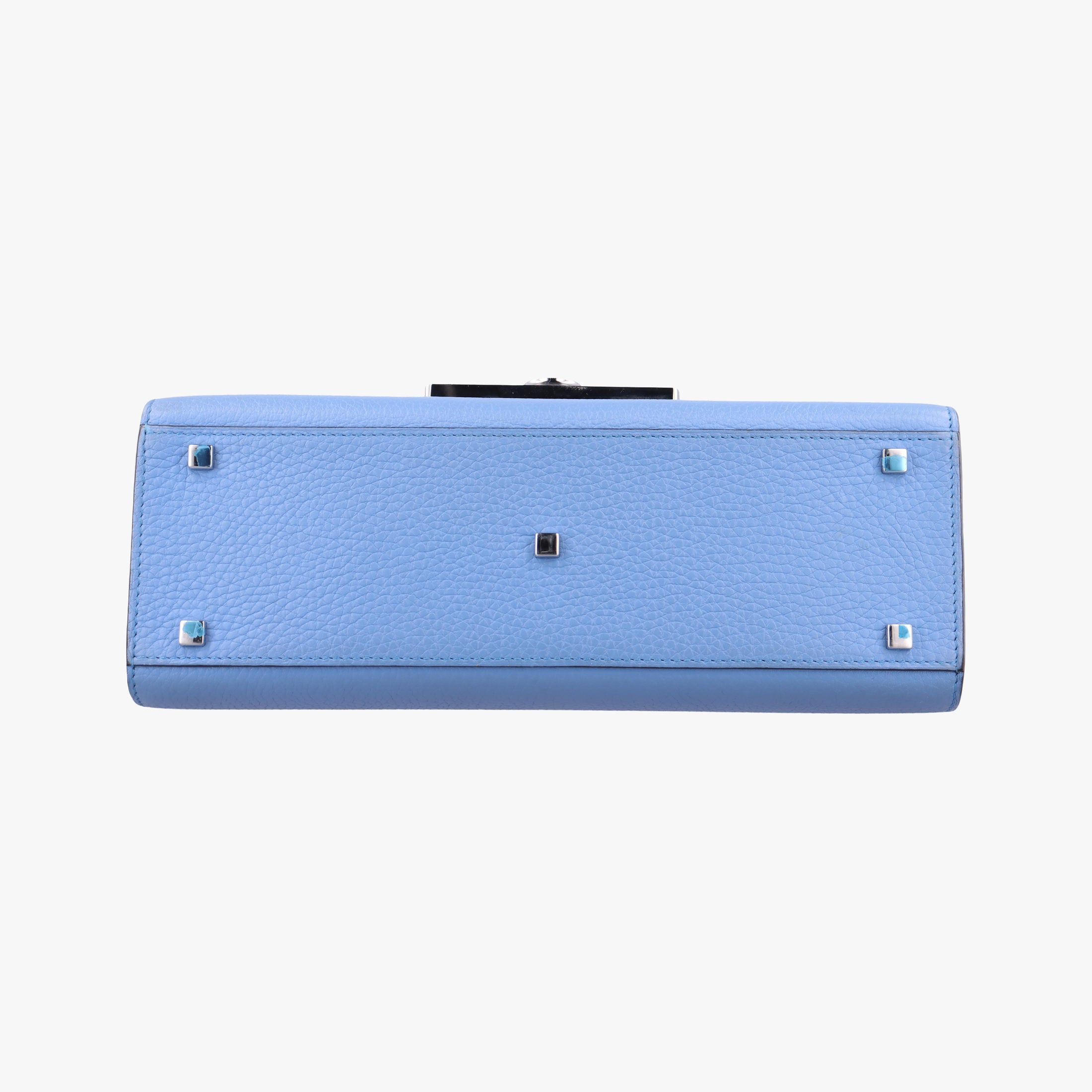 Pre-owned Moynat Legenne PM Blue leather  shoulderbag | stylenewstar