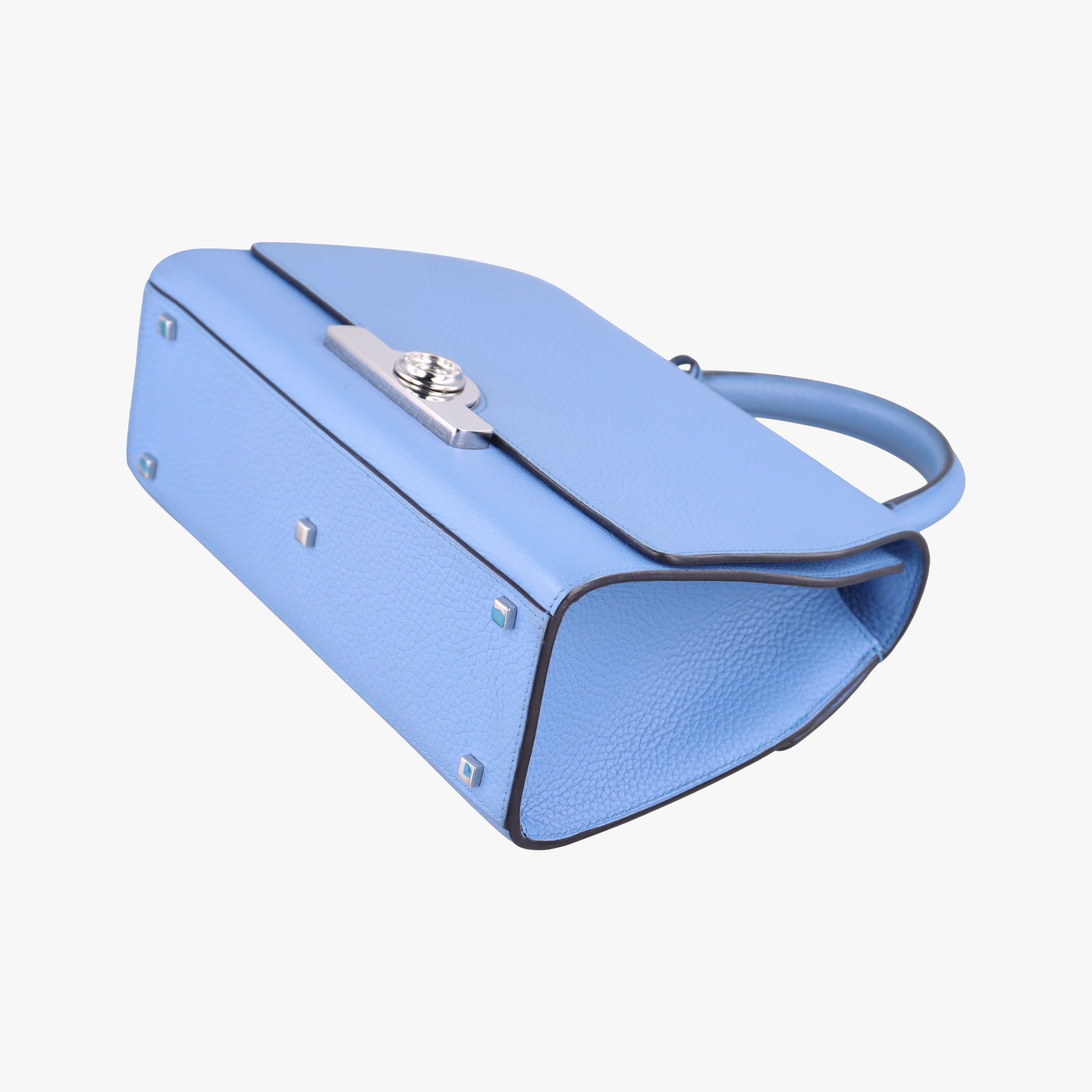 Pre-owned Moynat Legenne PM Blue leather  shoulderbag | stylenewstar