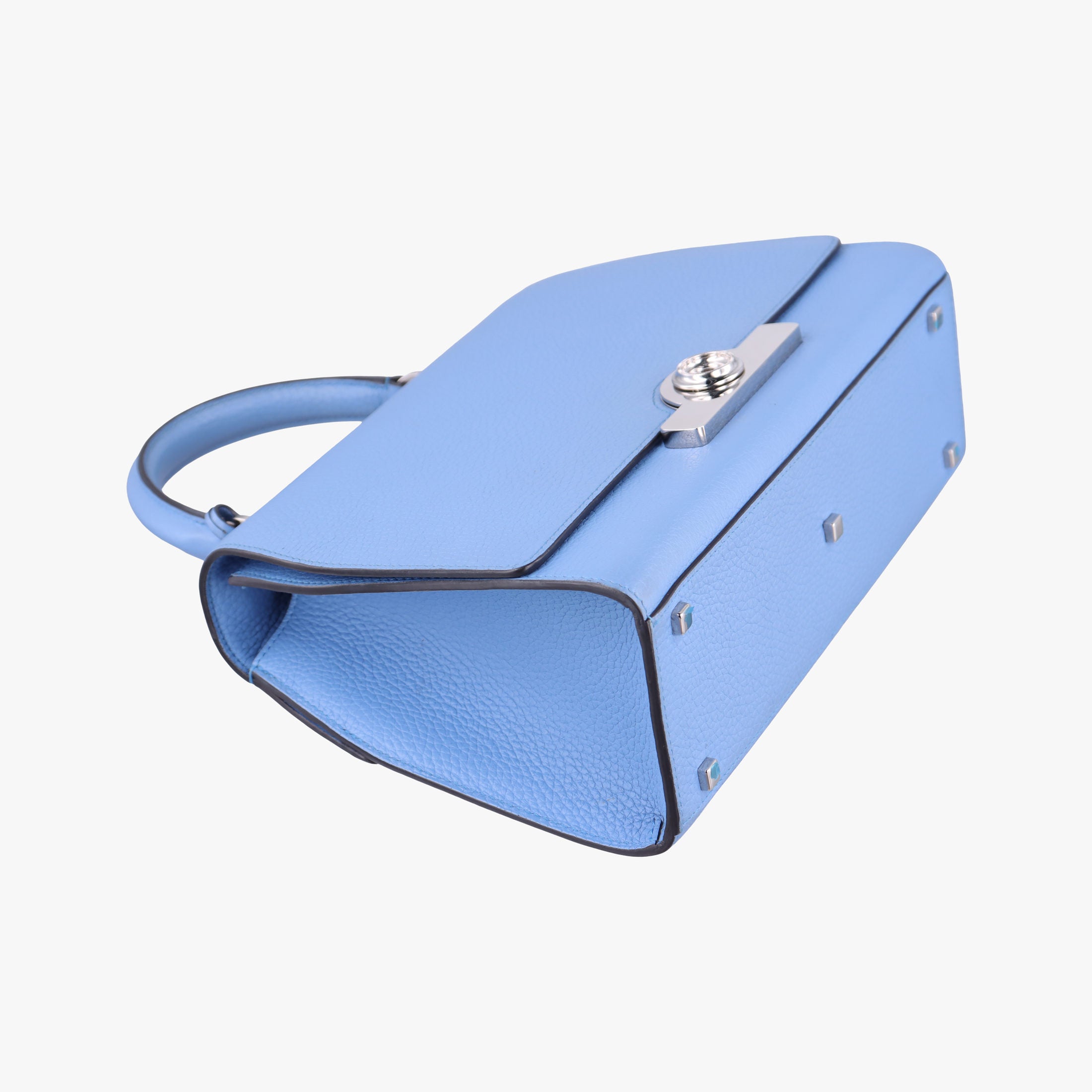 Pre-owned Moynat Legenne PM Blue leather  shoulderbag | stylenewstar