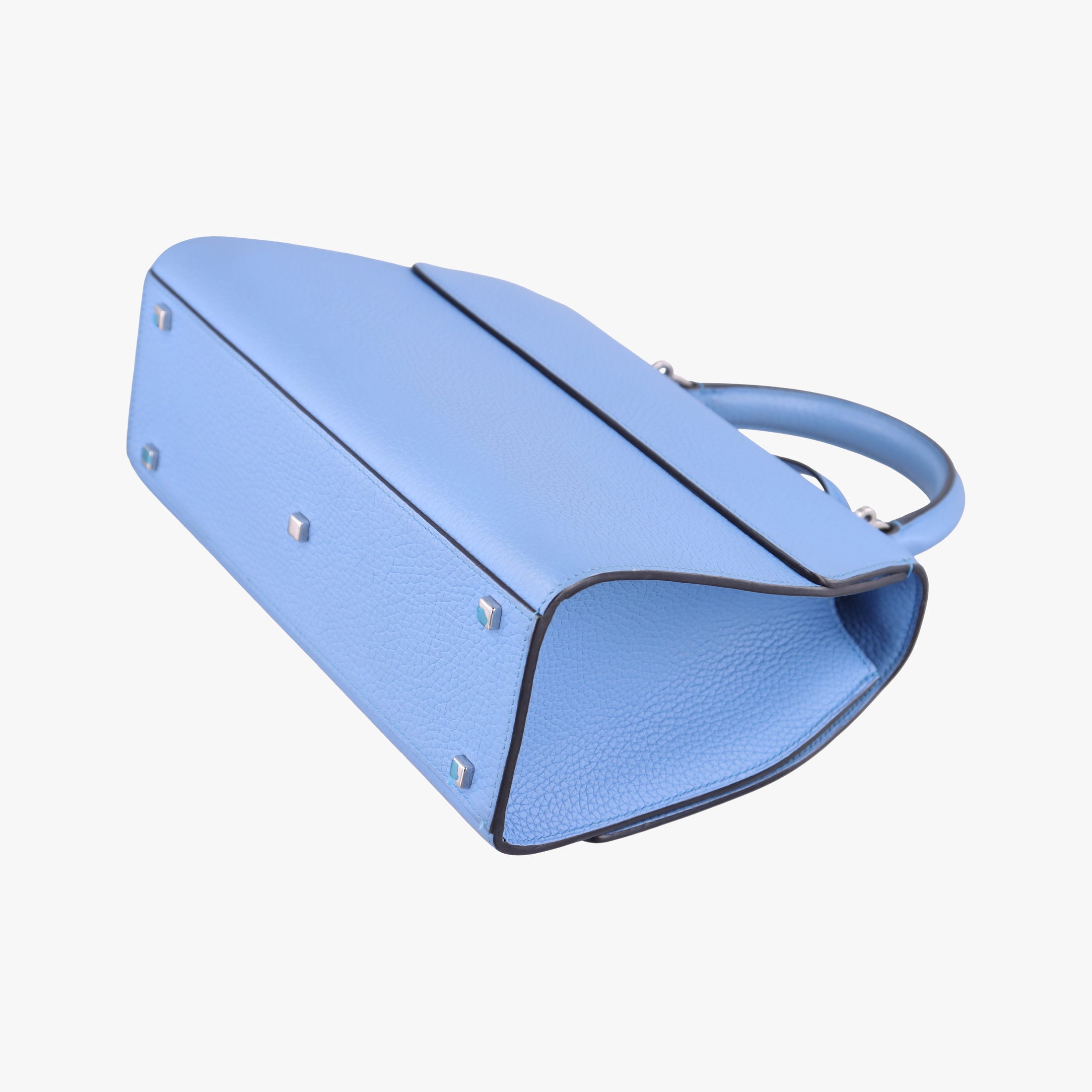 Pre-owned Moynat Legenne PM Blue leather  shoulderbag | stylenewstar