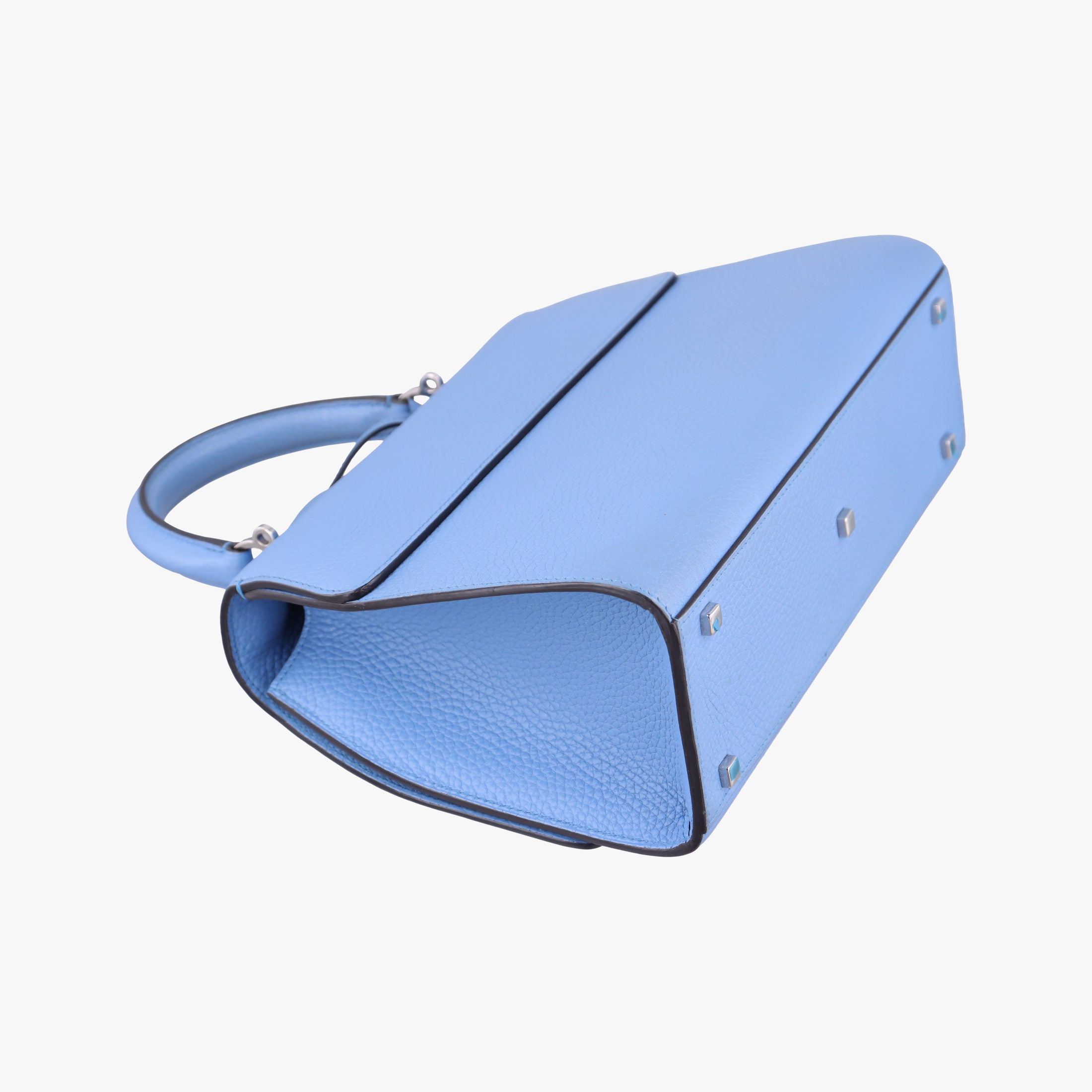 Pre-owned Moynat Legenne PM Blue leather  shoulderbag | stylenewstar
