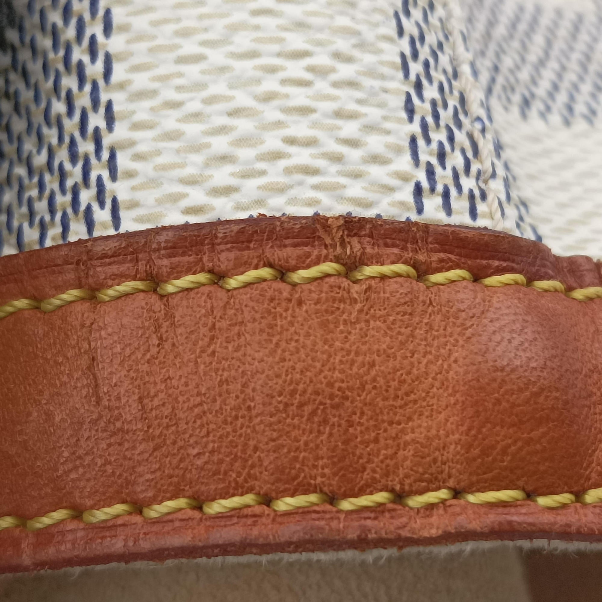 Pre-owned Louis Vuitton HAMPSTEAD MM AZUR Damier Canvas N51206 shoulderbag | stylenewstar