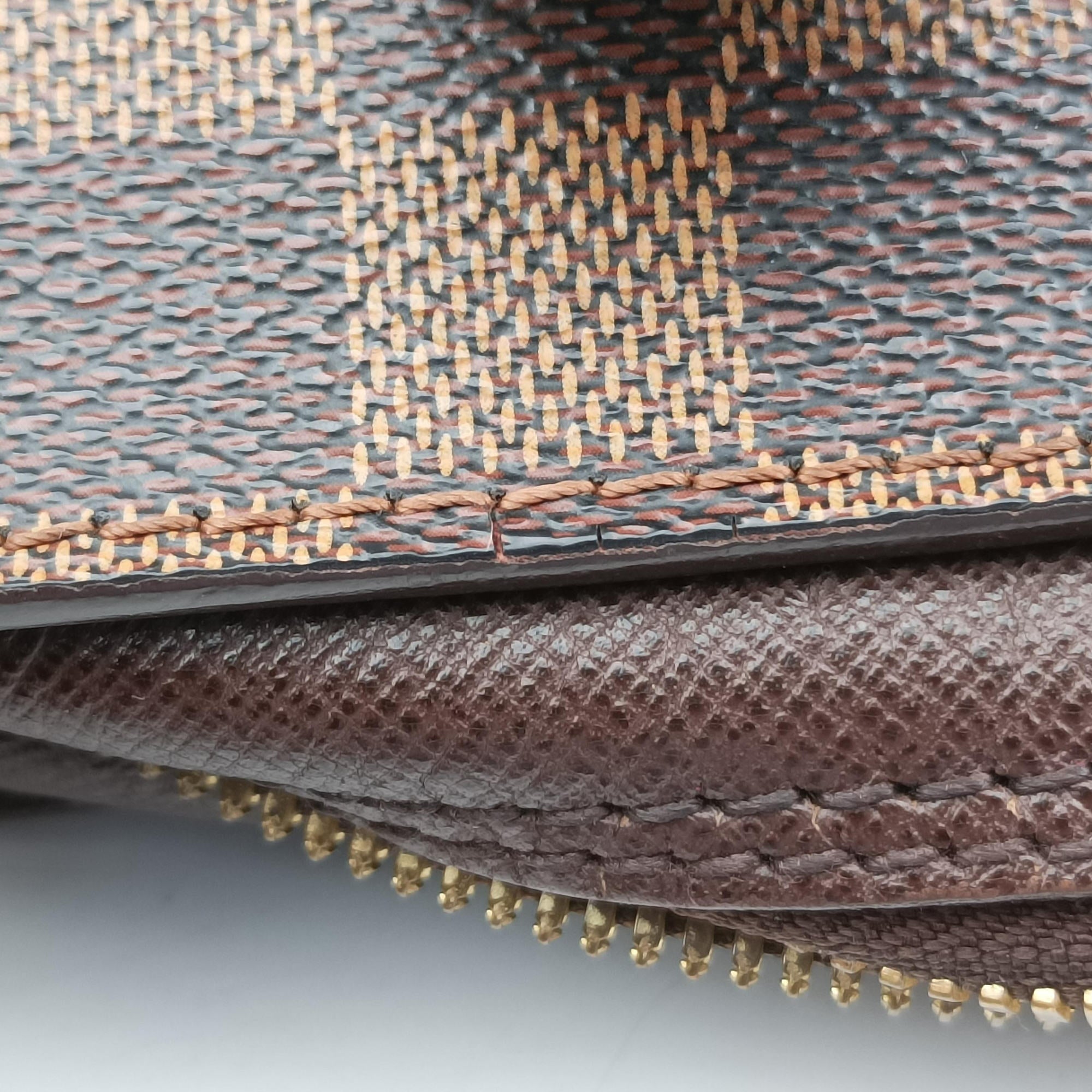 Pre-owned Louis Vuitton Triana EBENE Damier Canvas N51155 handbag | stylenewstar
