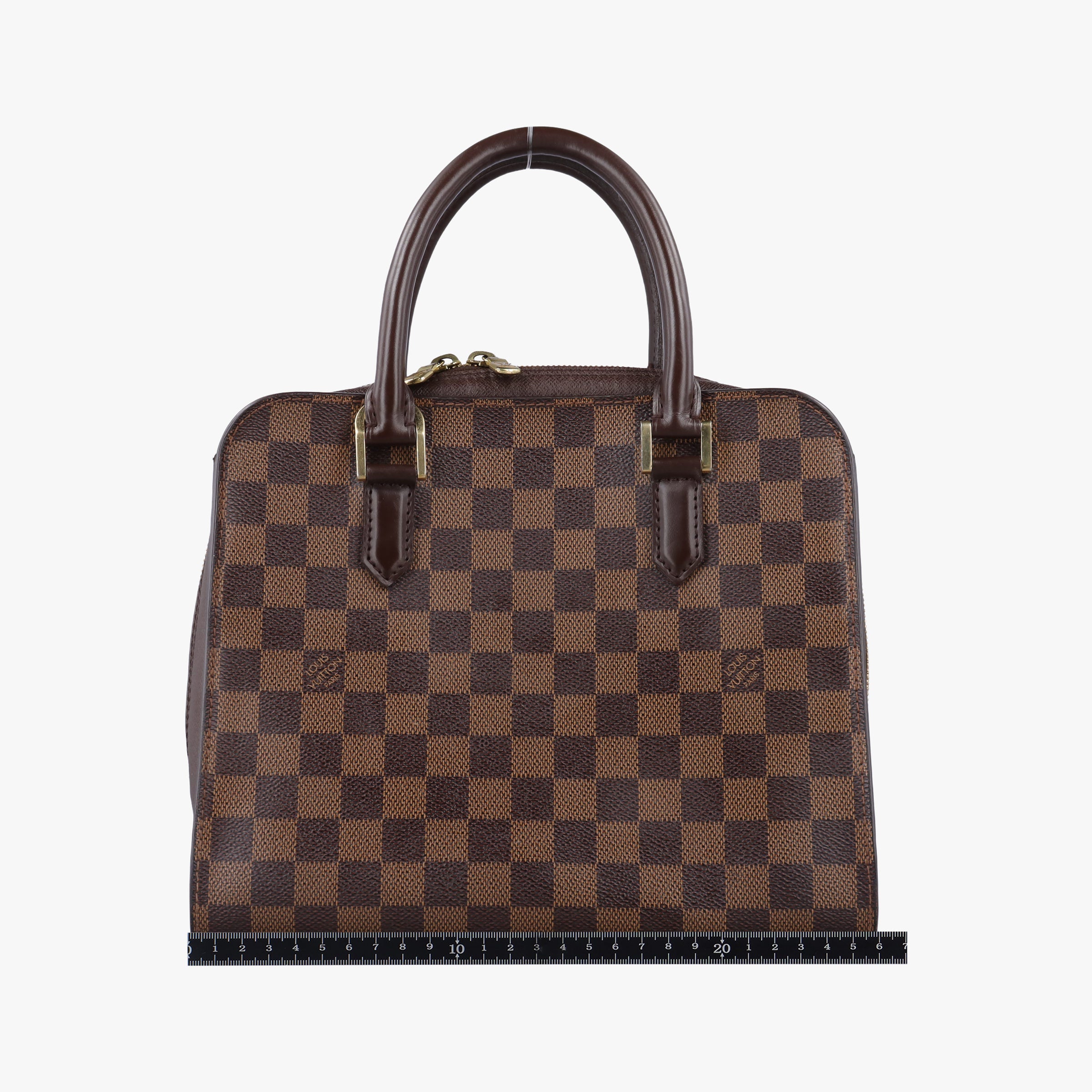 Pre-owned Louis Vuitton Triana EBENE Damier Canvas N51155 handbag | stylenewstar